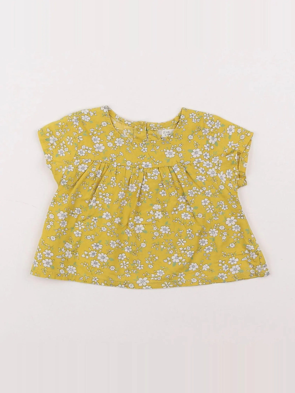 Little Cigogne - blouse jaune - 6 mois
