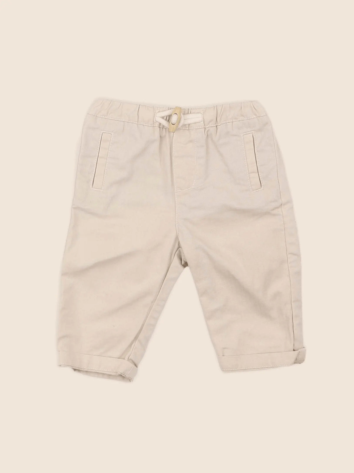 Natalys - pantalon beige - 6 mois