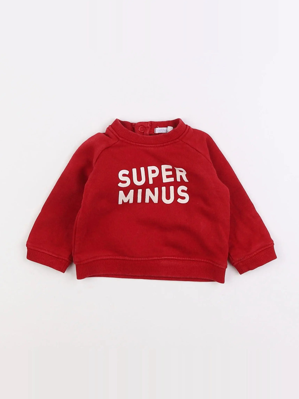 Boutchou - sweat rouge - 6 mois