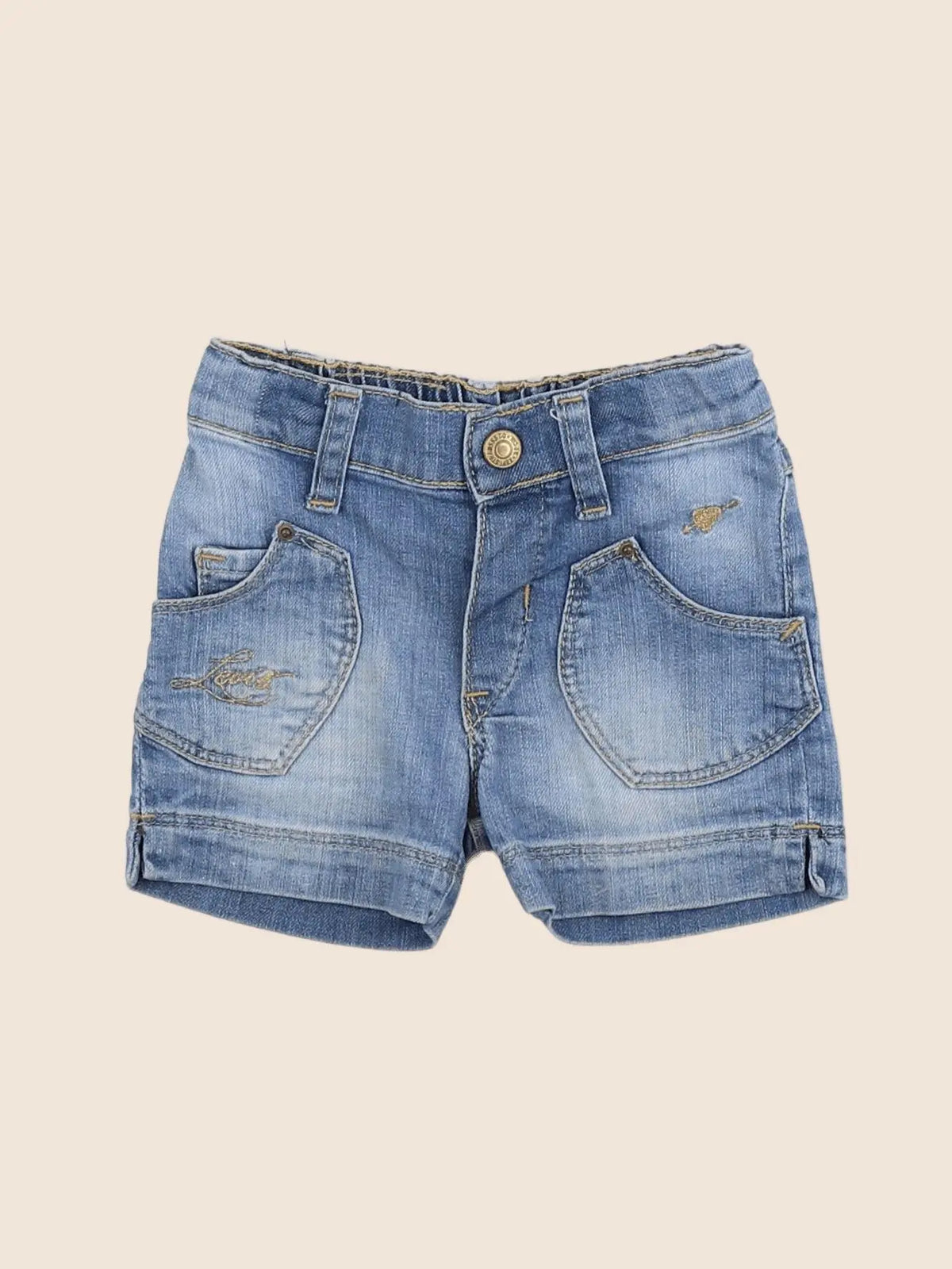 Levi's - short bleu - 12 mois