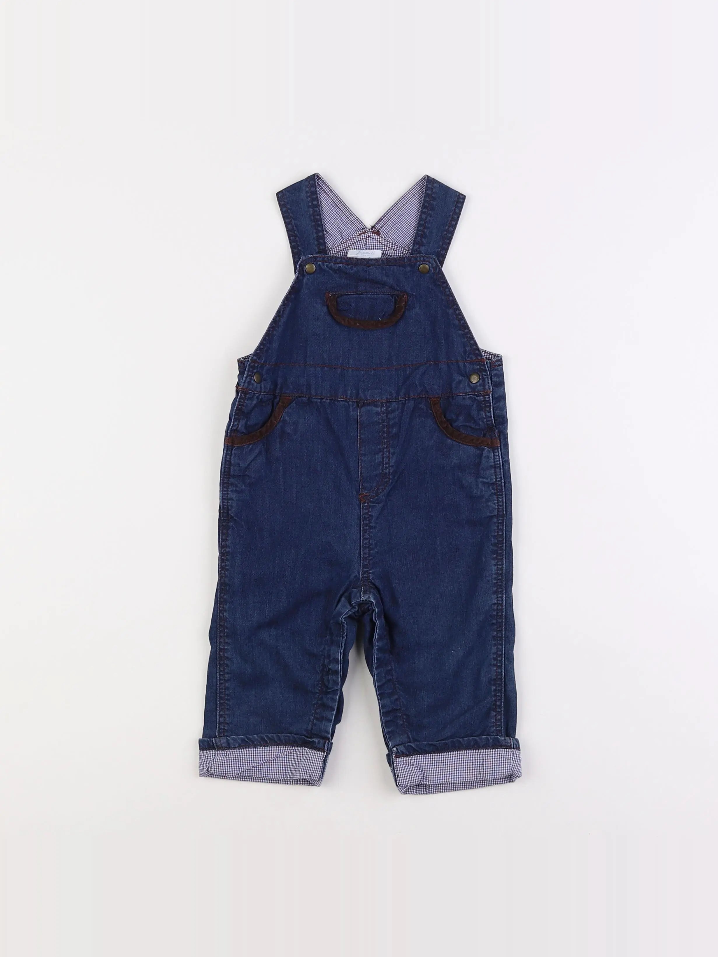 Jacadi - salopette bleu - 6 mois