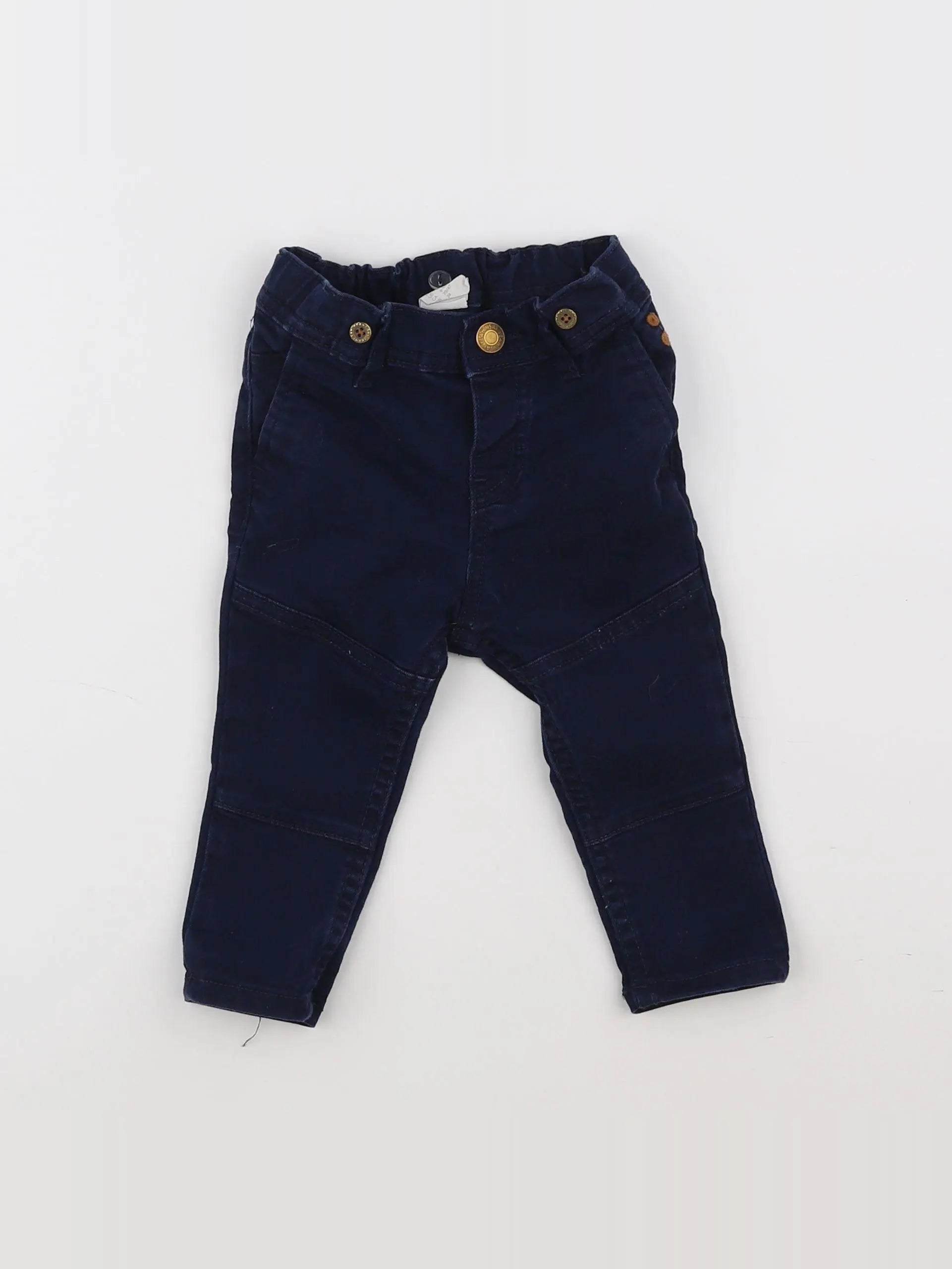 H&M - jean bleu - 6/9 mois