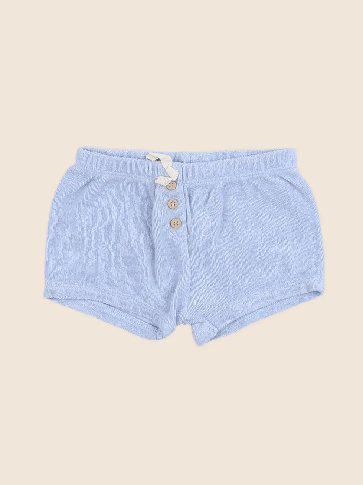 Petit Bateau - short bleu - 3/6 mois