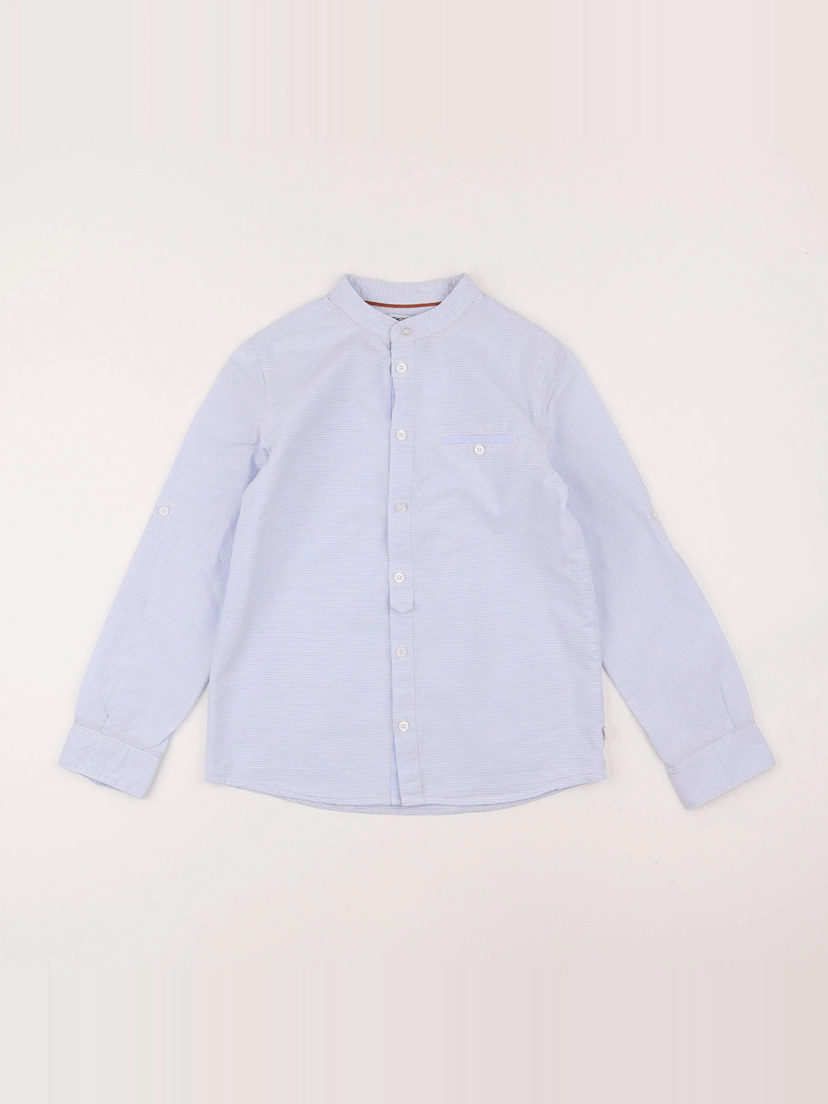 Okaidi - chemise blanc, bleu - 10 ans