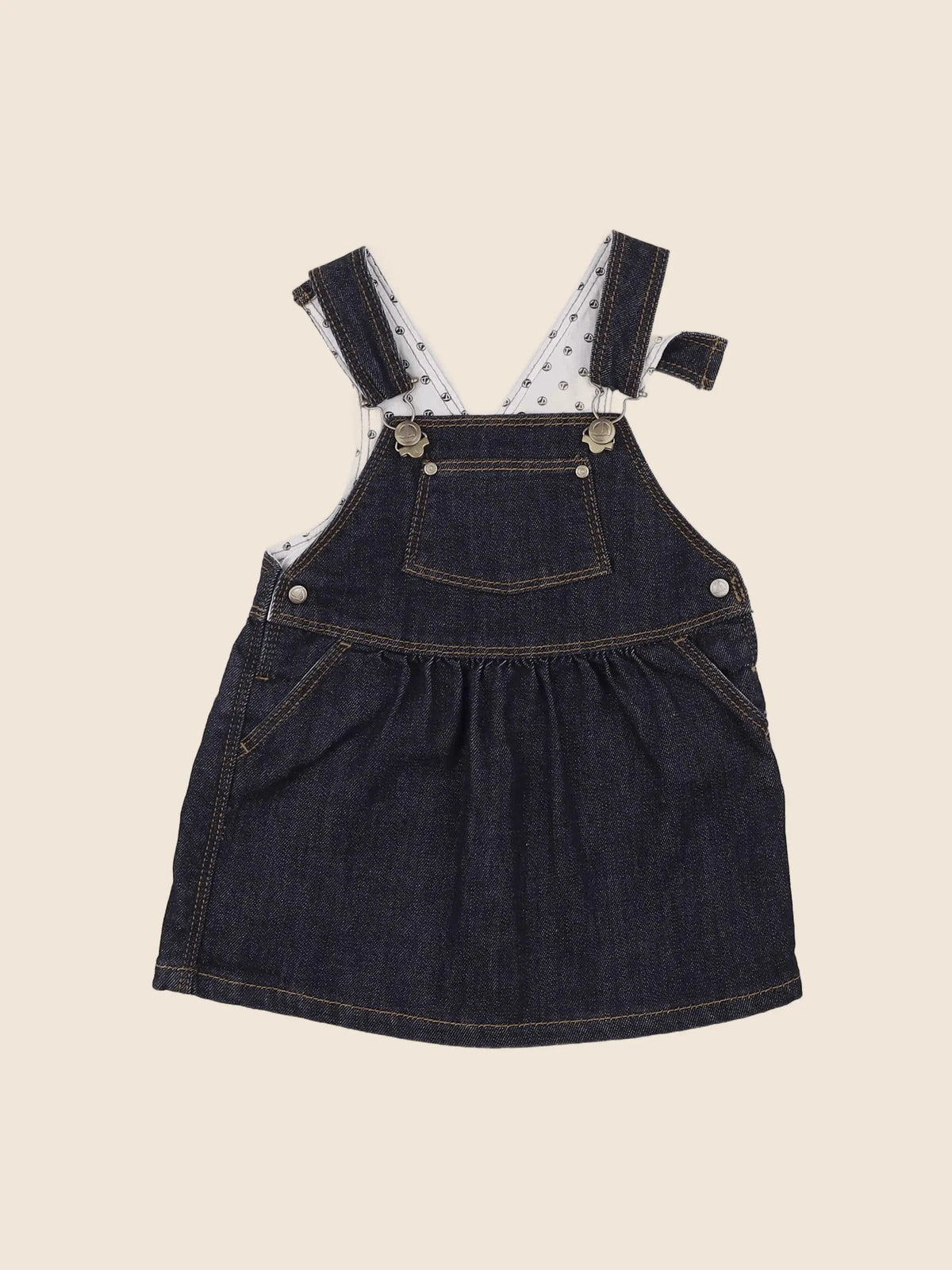 Petit Bateau - robe bleu - 12 mois