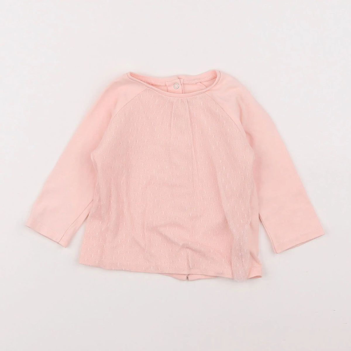 Vertbaudet - tee-shirt rose - 6 mois