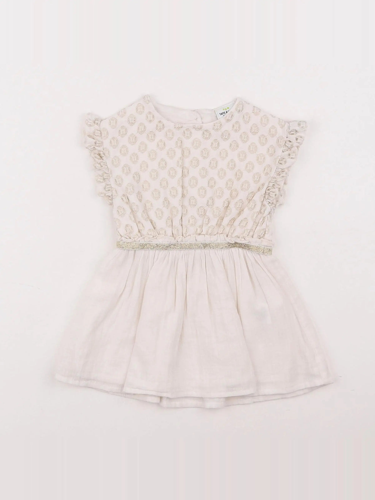 Tape à l'oeil - robe blanc - 9 mois