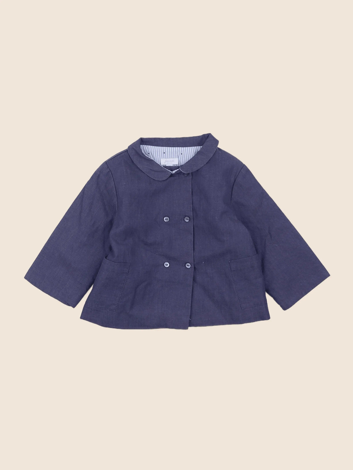 Jacadi - veste bleu - 12 mois