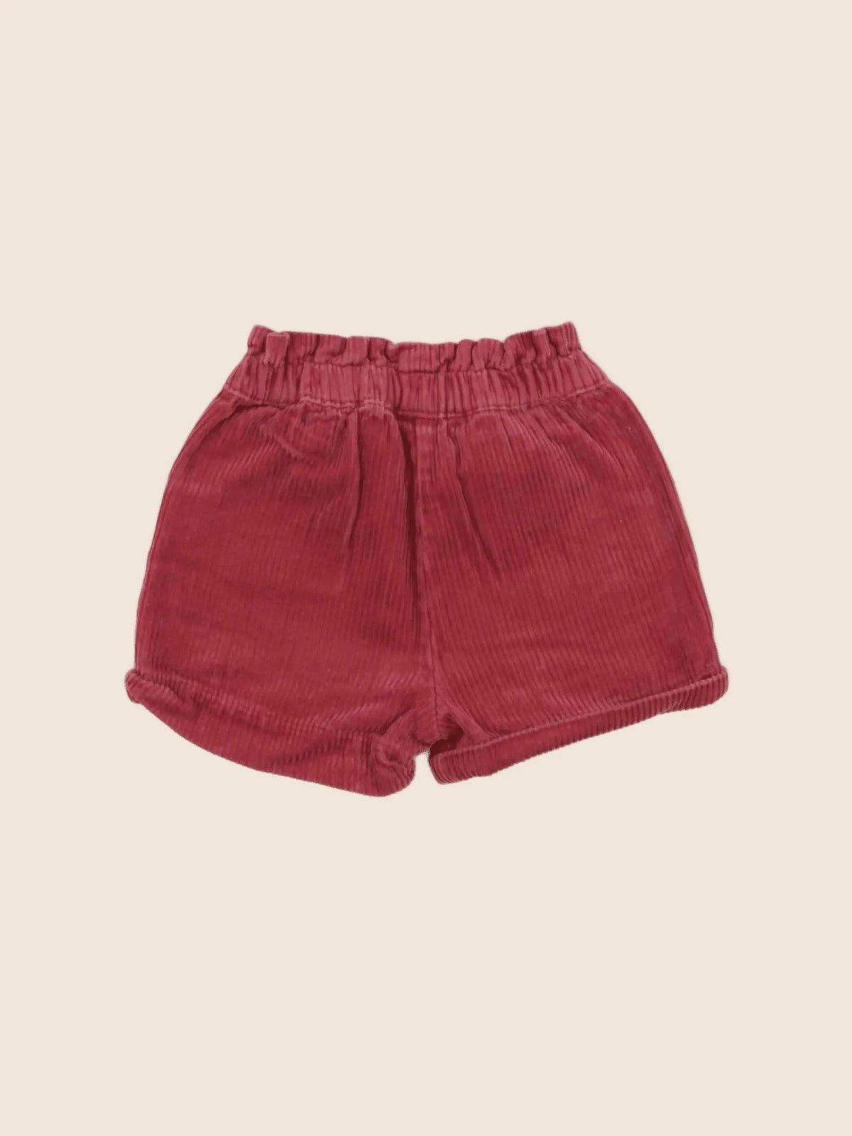 Vertbaudet - short rouge - 9 mois