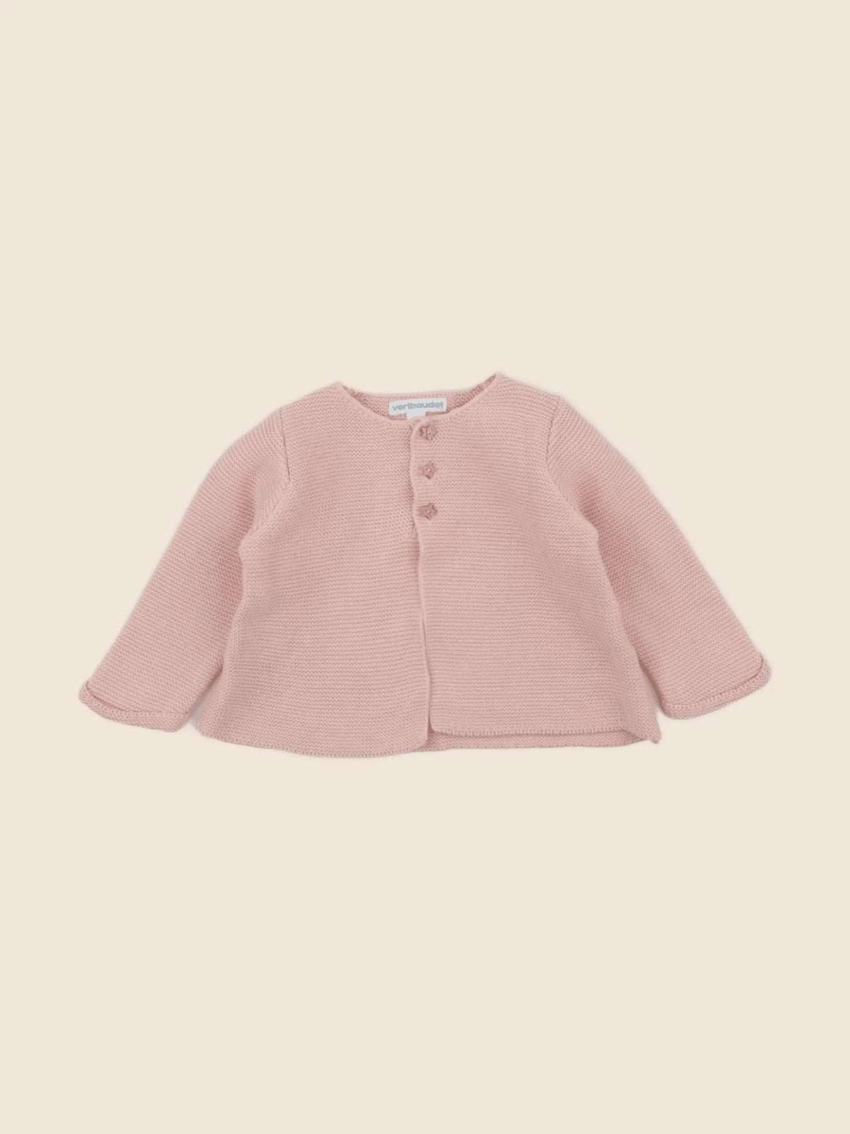 Vertbaudet - gilet rose - 6 mois