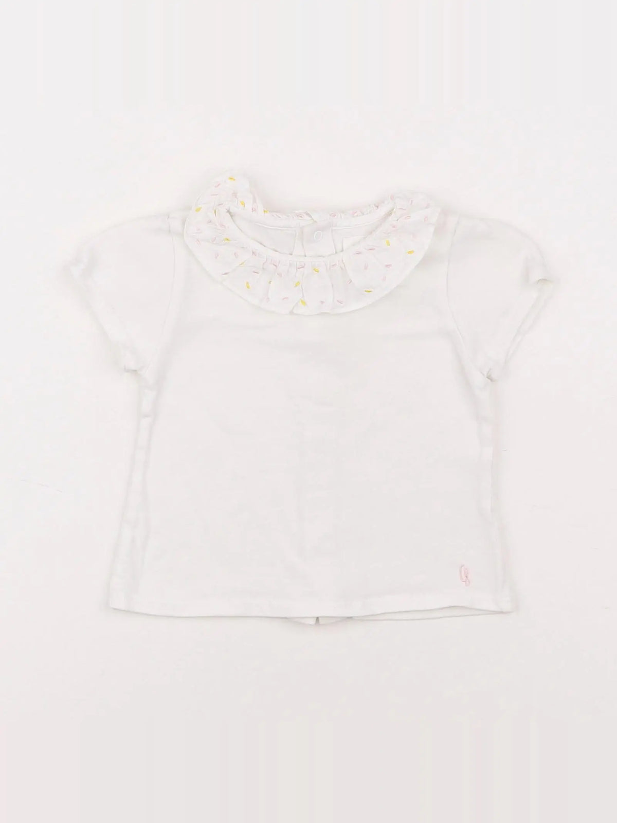 Carrément Beau - tee-shirt blanc - 6 mois