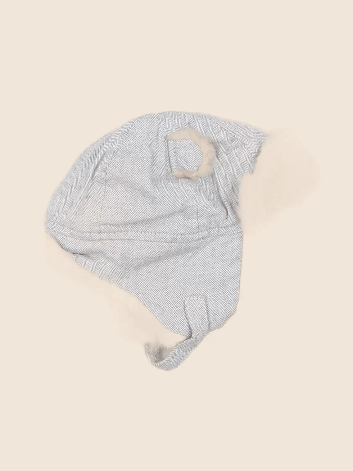 H&M - chapeau gris - 6/9 mois