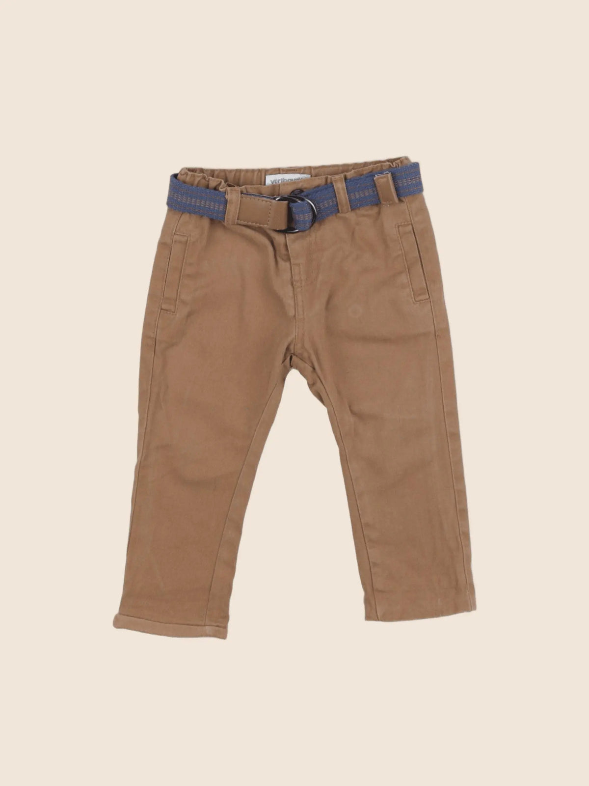 Vertbaudet - pantalon marron - 6 mois