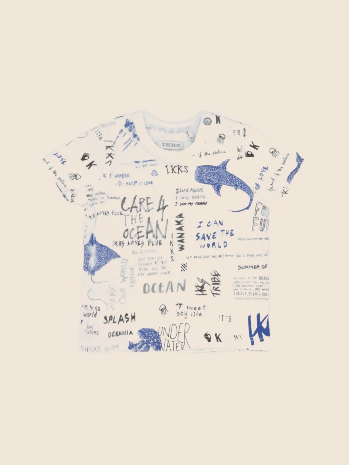 IKKS - tee-shirt multicolore - 6 mois