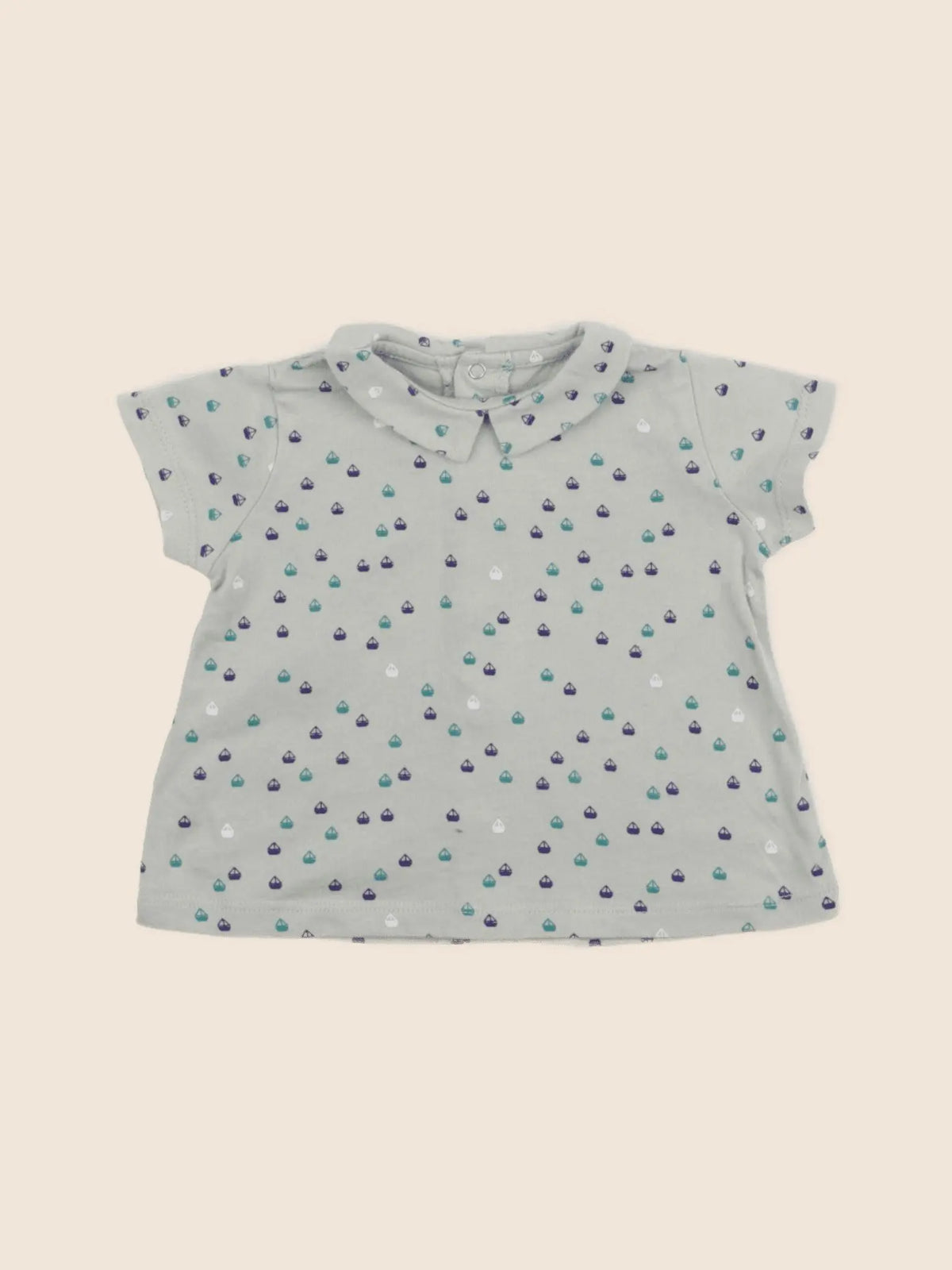 Boutchou - polo vert - 3 mois