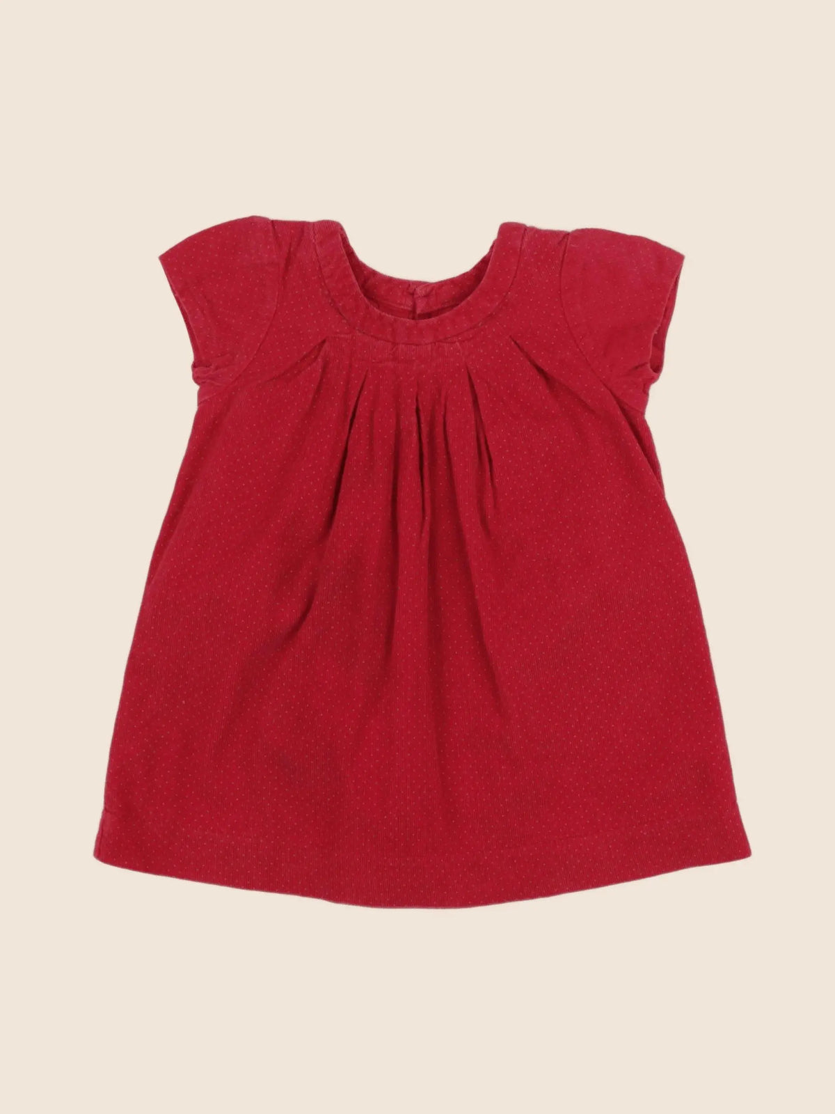 Jacadi - robe rouge - 12 mois