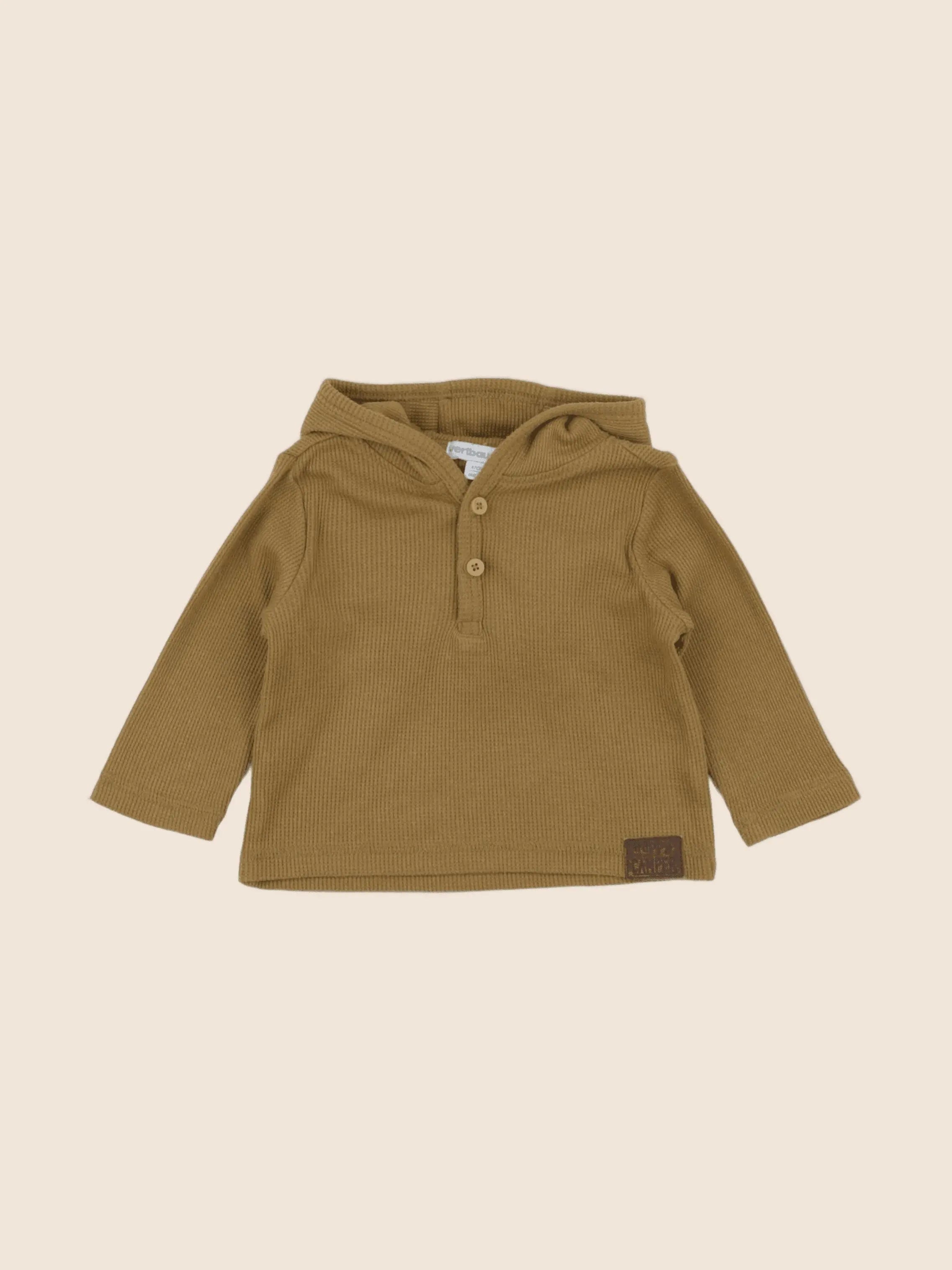 Vertbaudet - tee-shirt jaune - 6 mois
