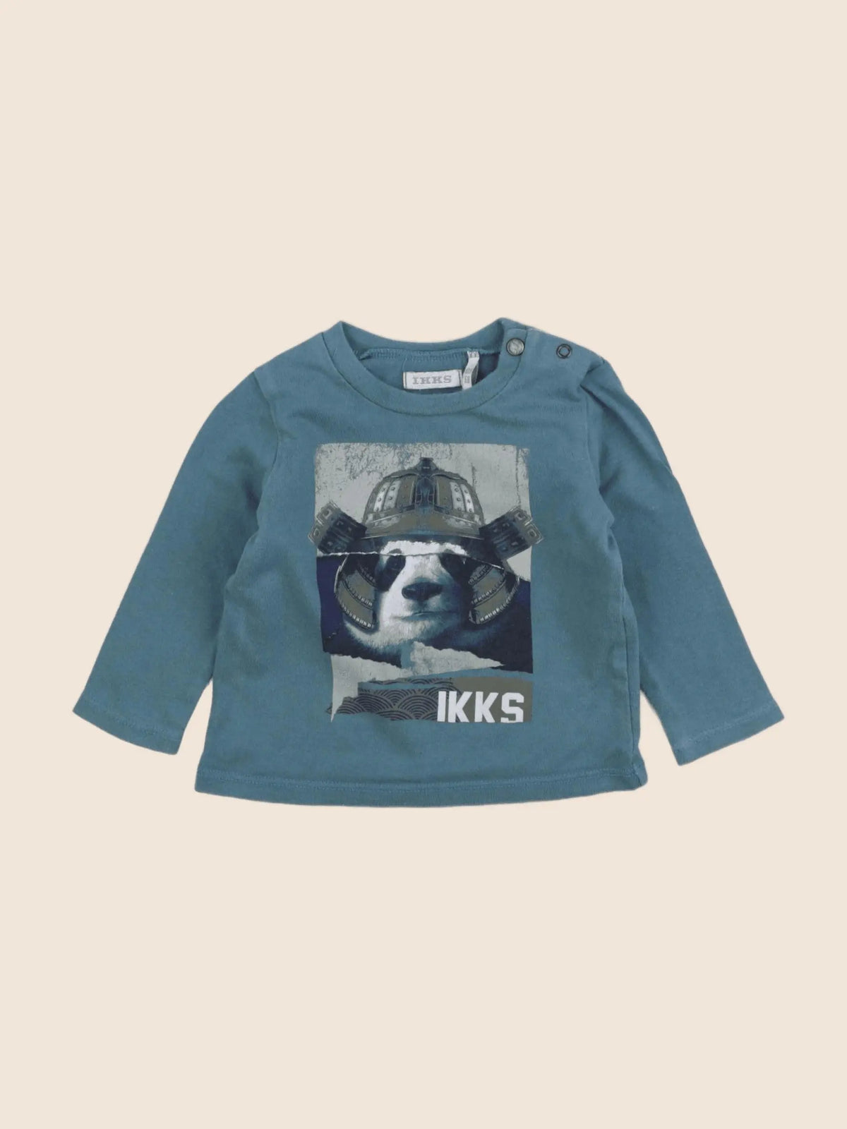 IKKS - tee-shirt bleu - 6 mois