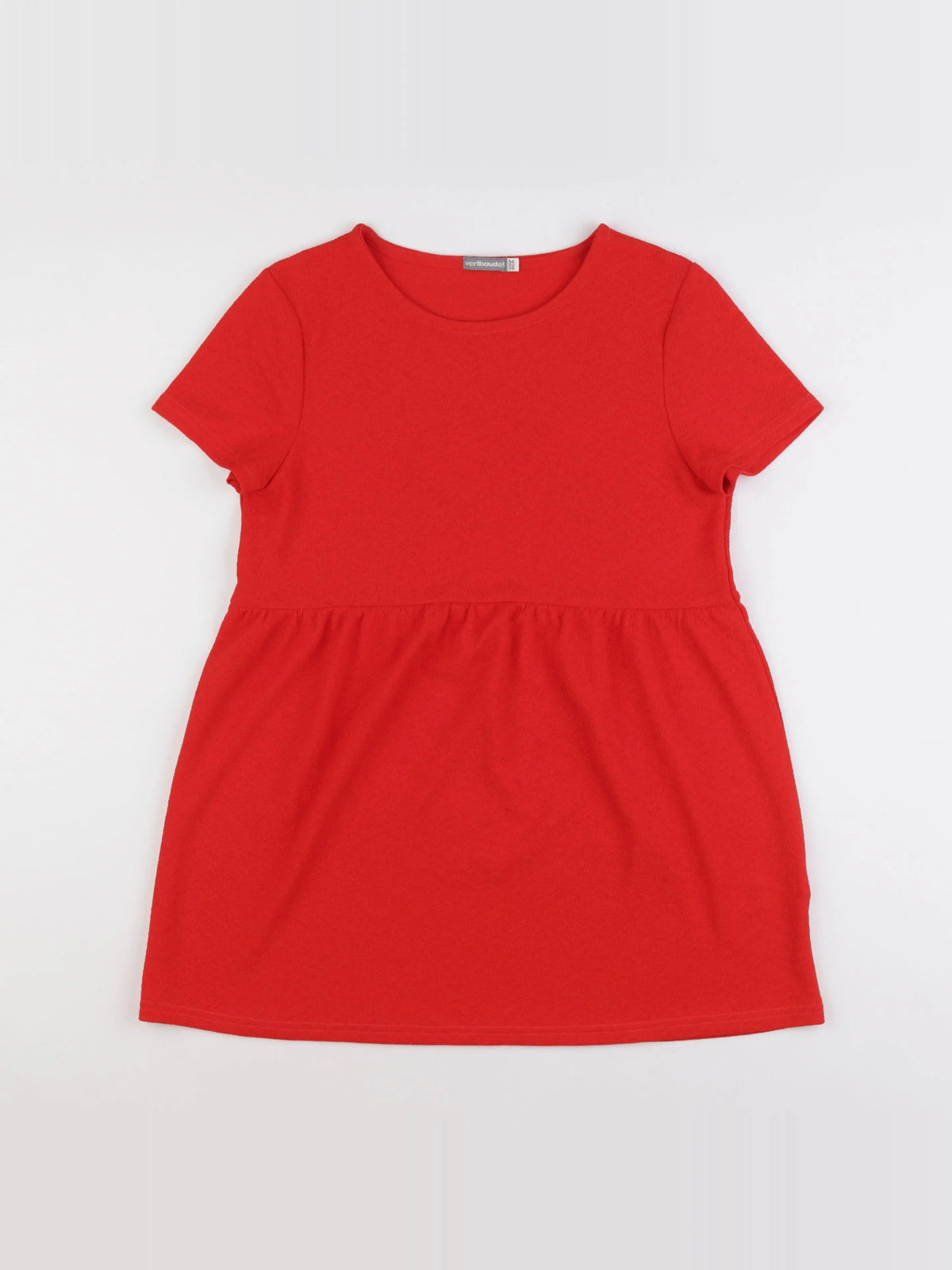 Vertbaudet - blouse grossesse rouge - 34 à 36