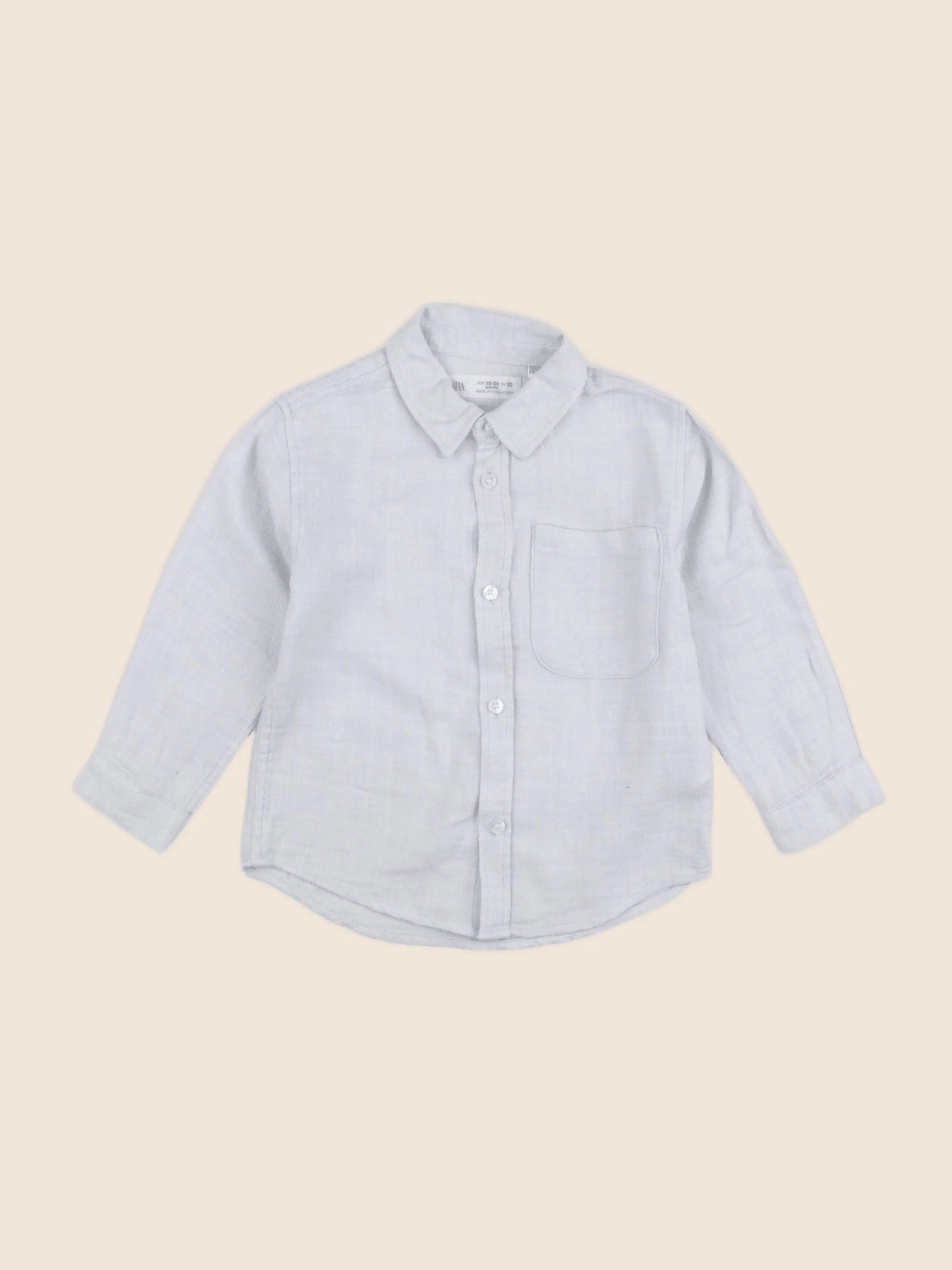 Zara - chemise bleu - 18 mois à 2 ans