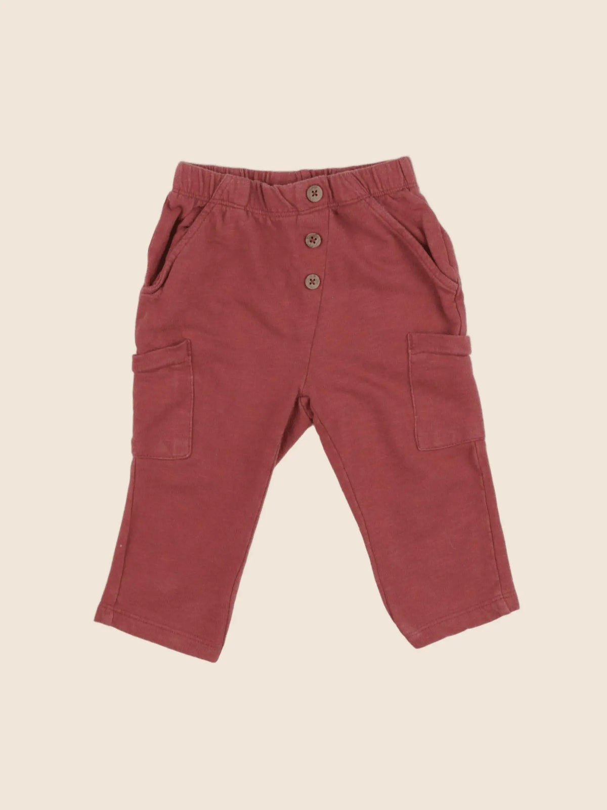 La Redoute - pantalon rouge - 6 mois