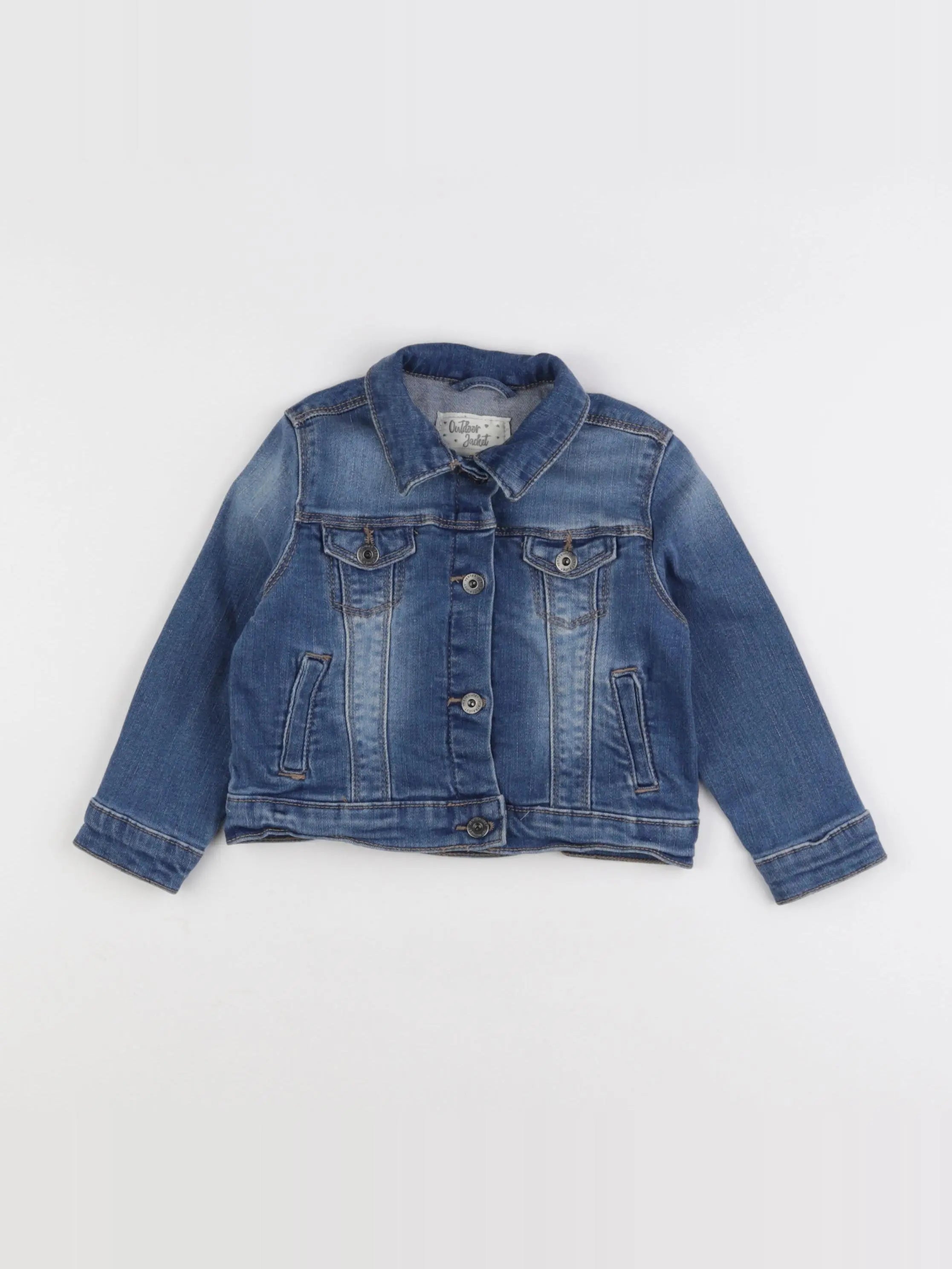 Vertbaudet - veste bleu - 2 ans