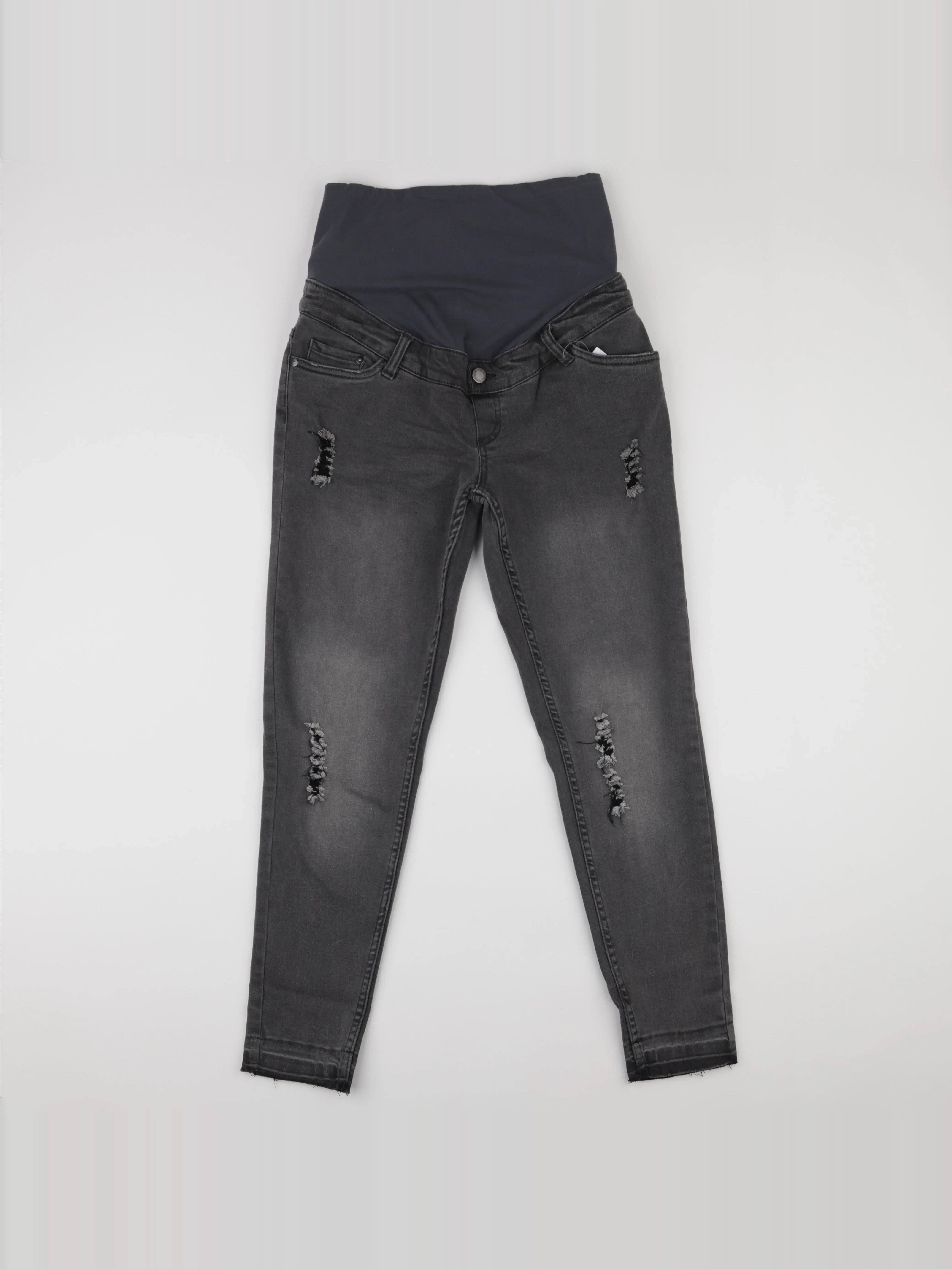 Vertbaudet - jean grossesse gris - 36