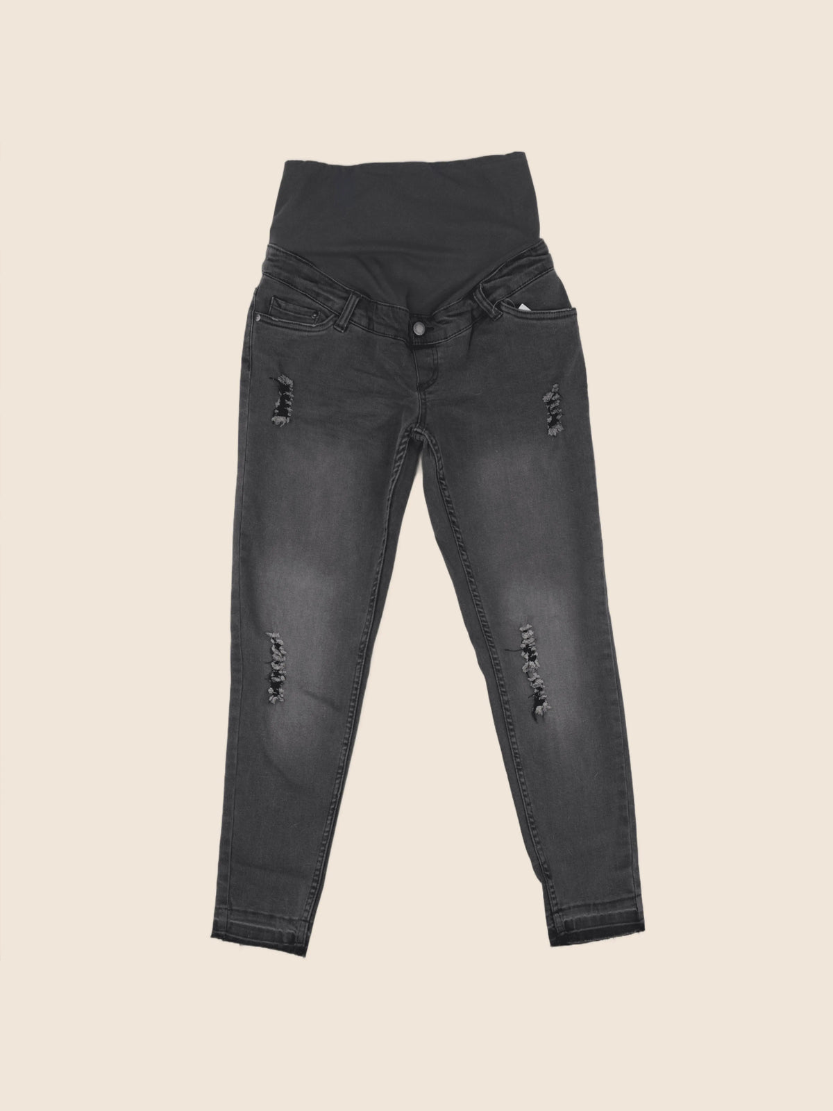 Vertbaudet - jean grossesse gris - 36