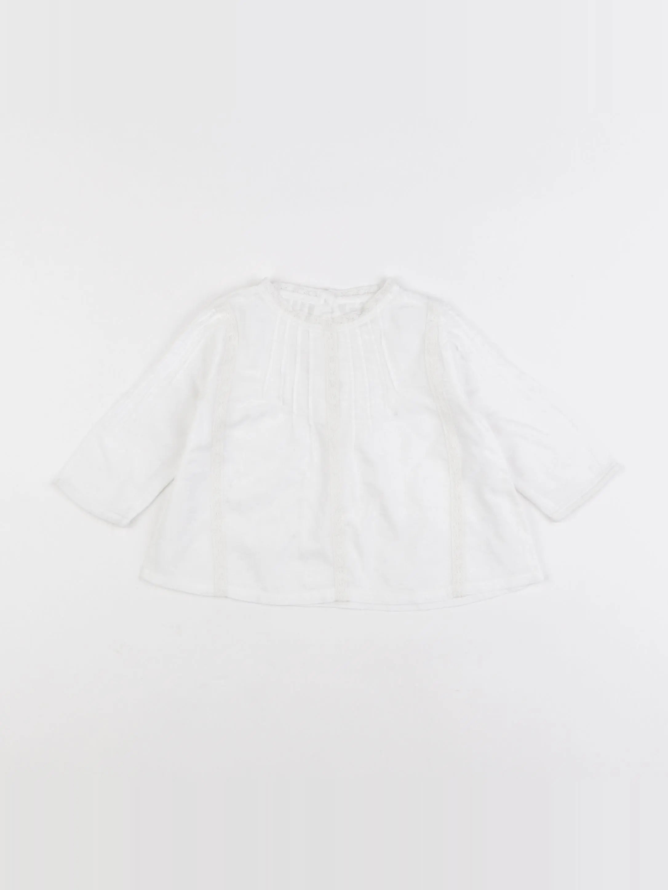 Boutchou - blouse blanc - 6 mois