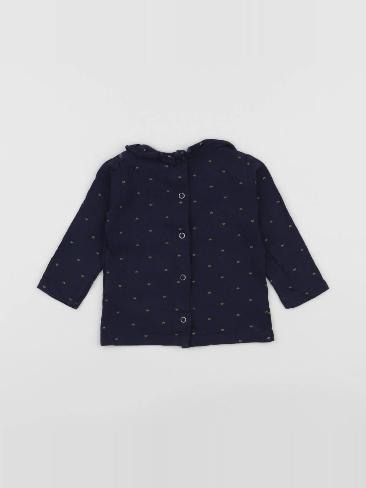 Vertbaudet - tee-shirt bleu - 9 mois