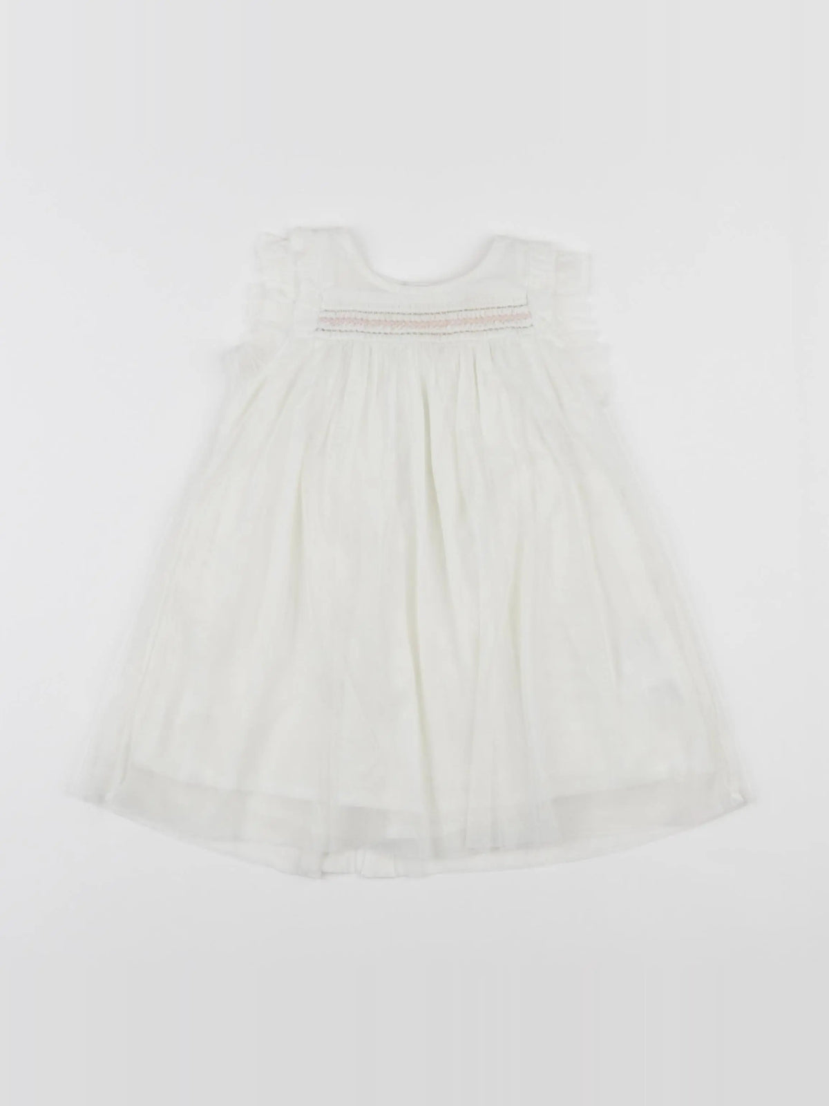Boutchou - robe blanc - 9 mois