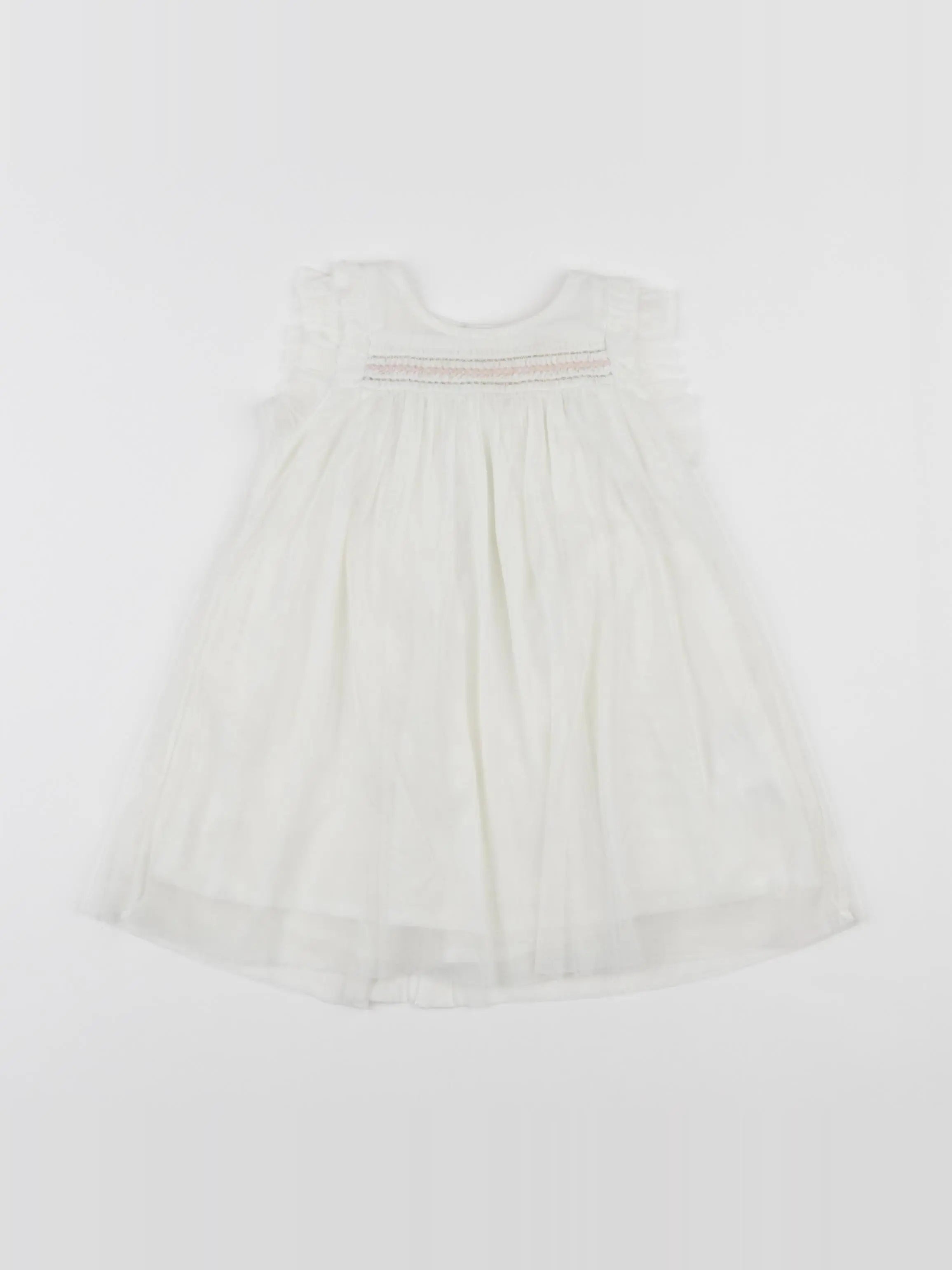 Boutchou - robe blanc - 9 mois