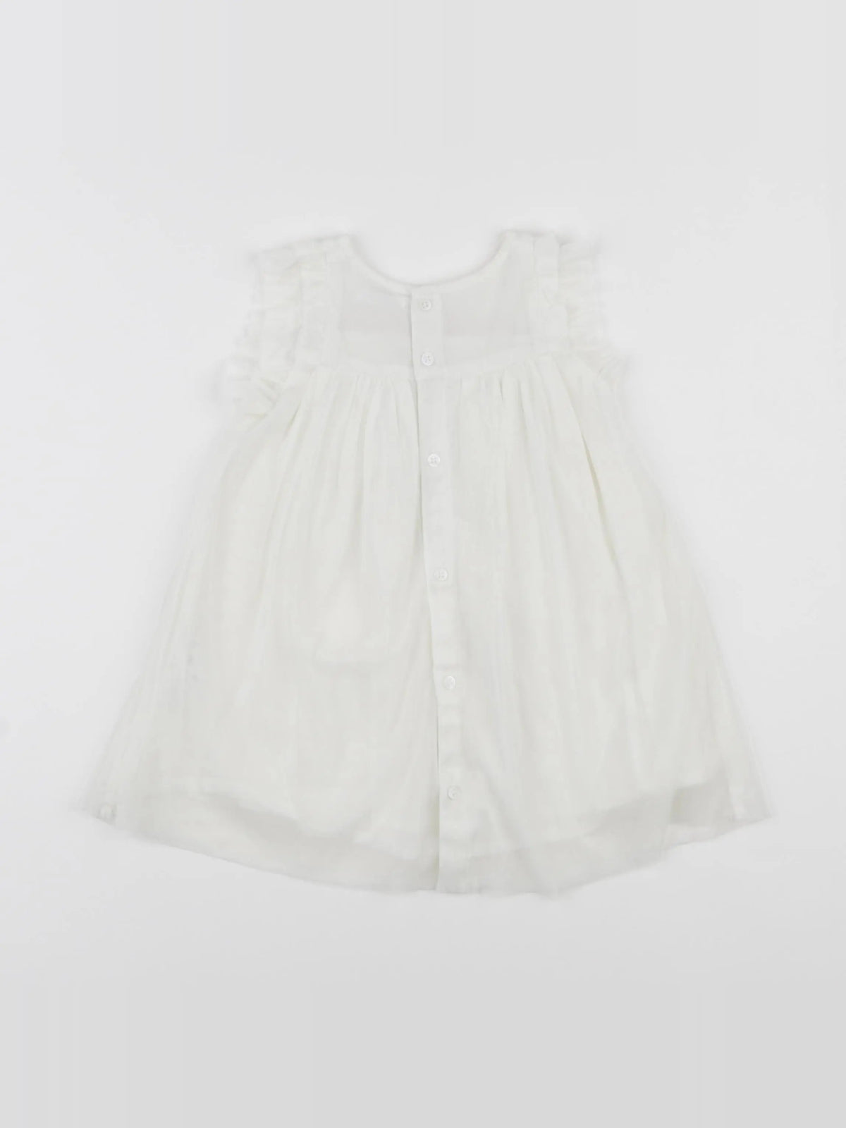 Boutchou - robe blanc - 9 mois