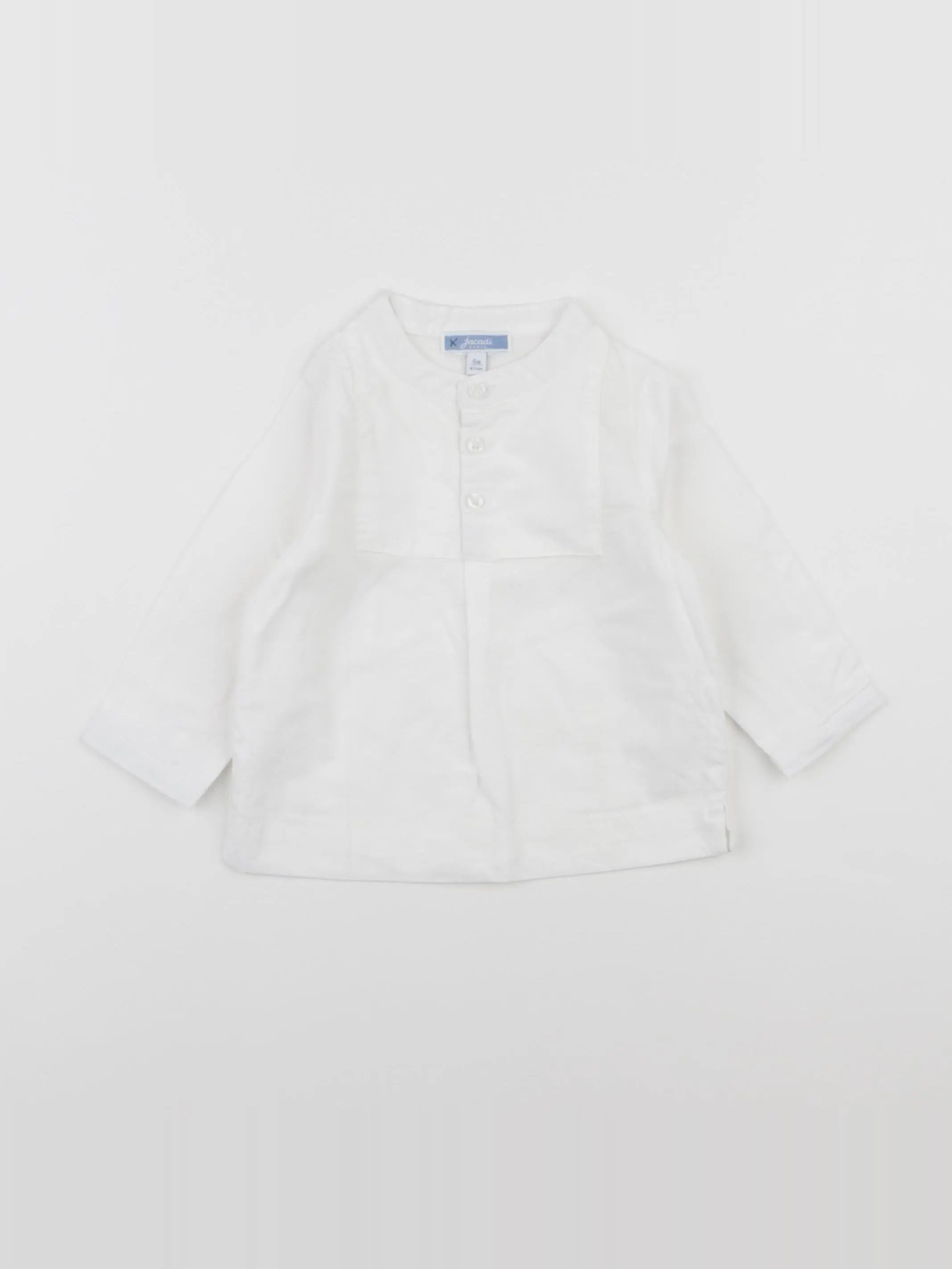 Jacadi - chemise blanc - 6 mois