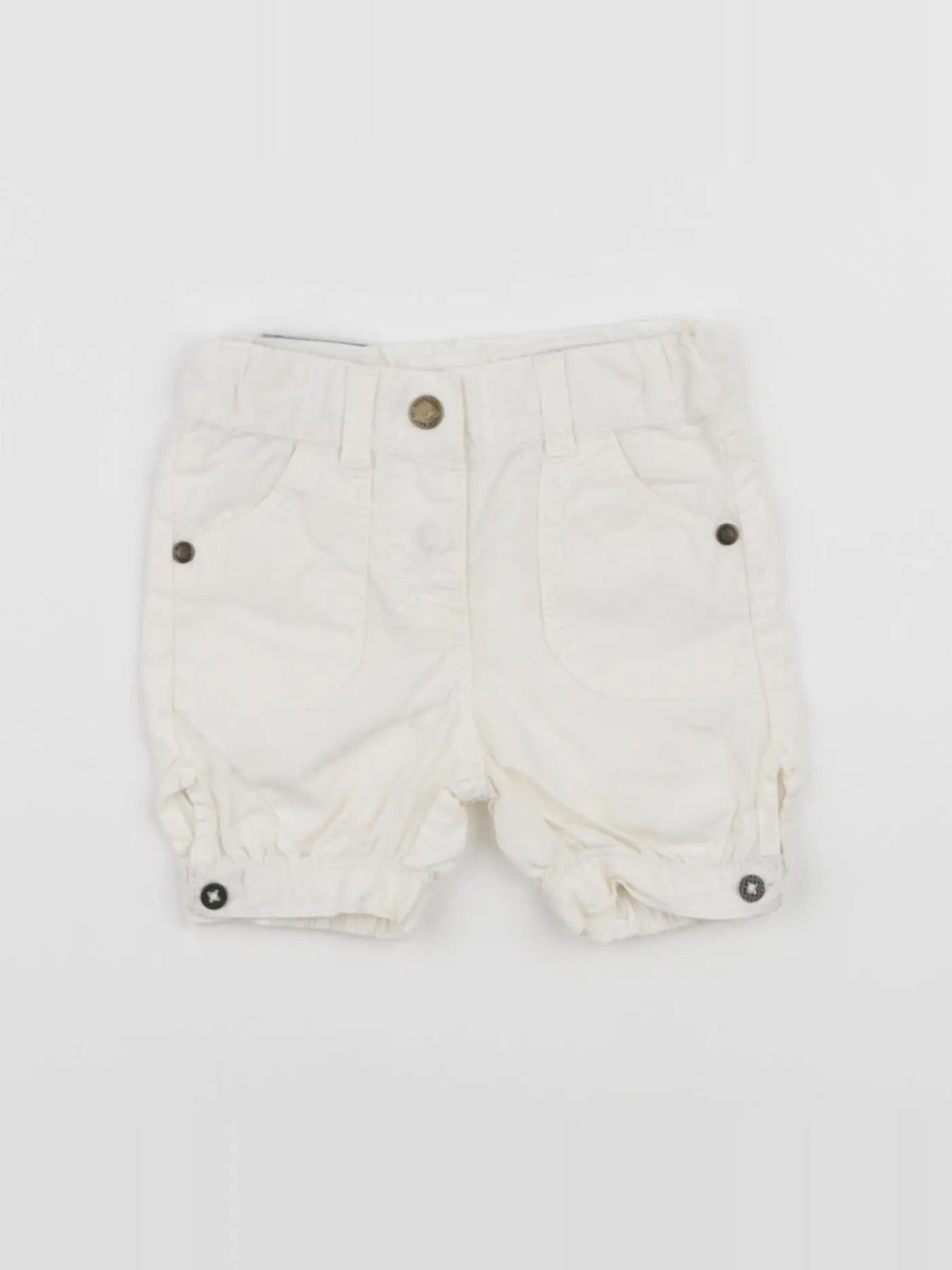 Vertbaudet - short blanc - 3 mois