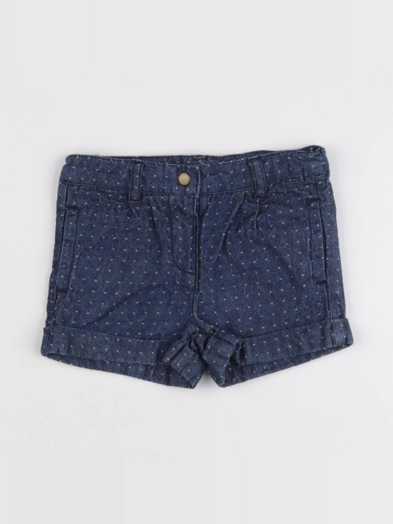 Boutchou - short bleu - 9 mois