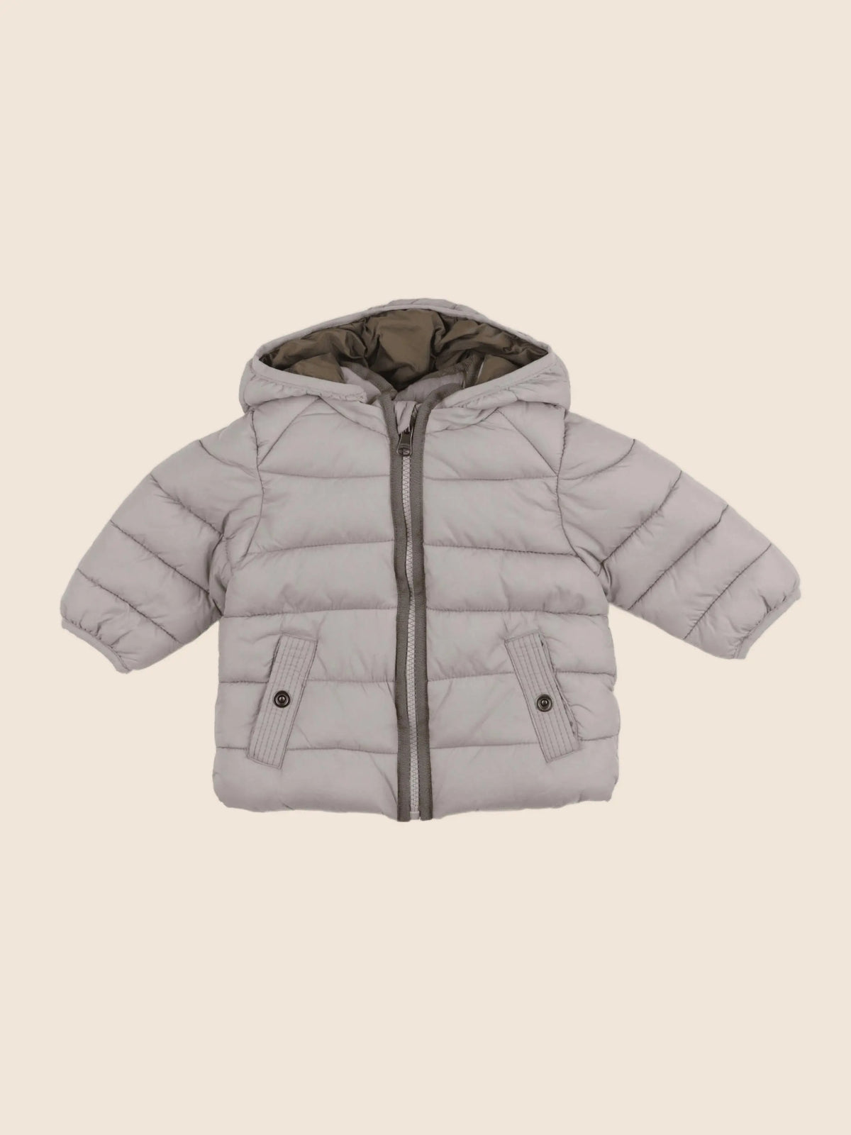 Zara - doudoune gris - 3/6 mois
