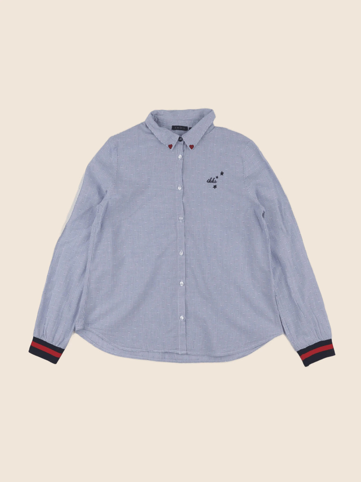IKKS - chemise bleu - 10 ans