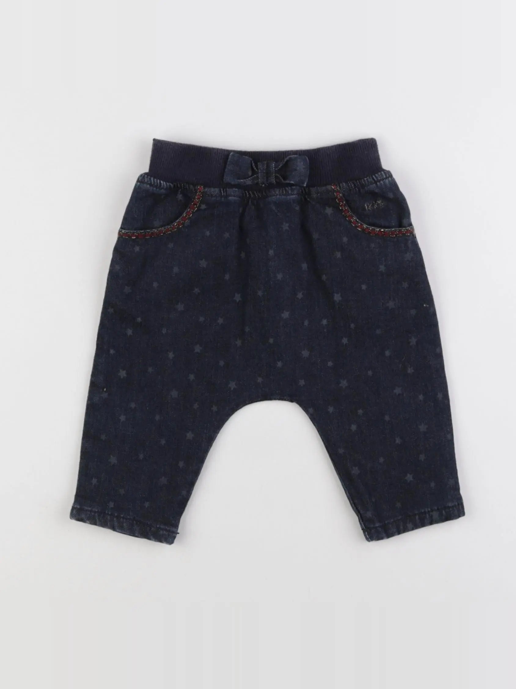 IKKS - sarouel bleu - 3 mois