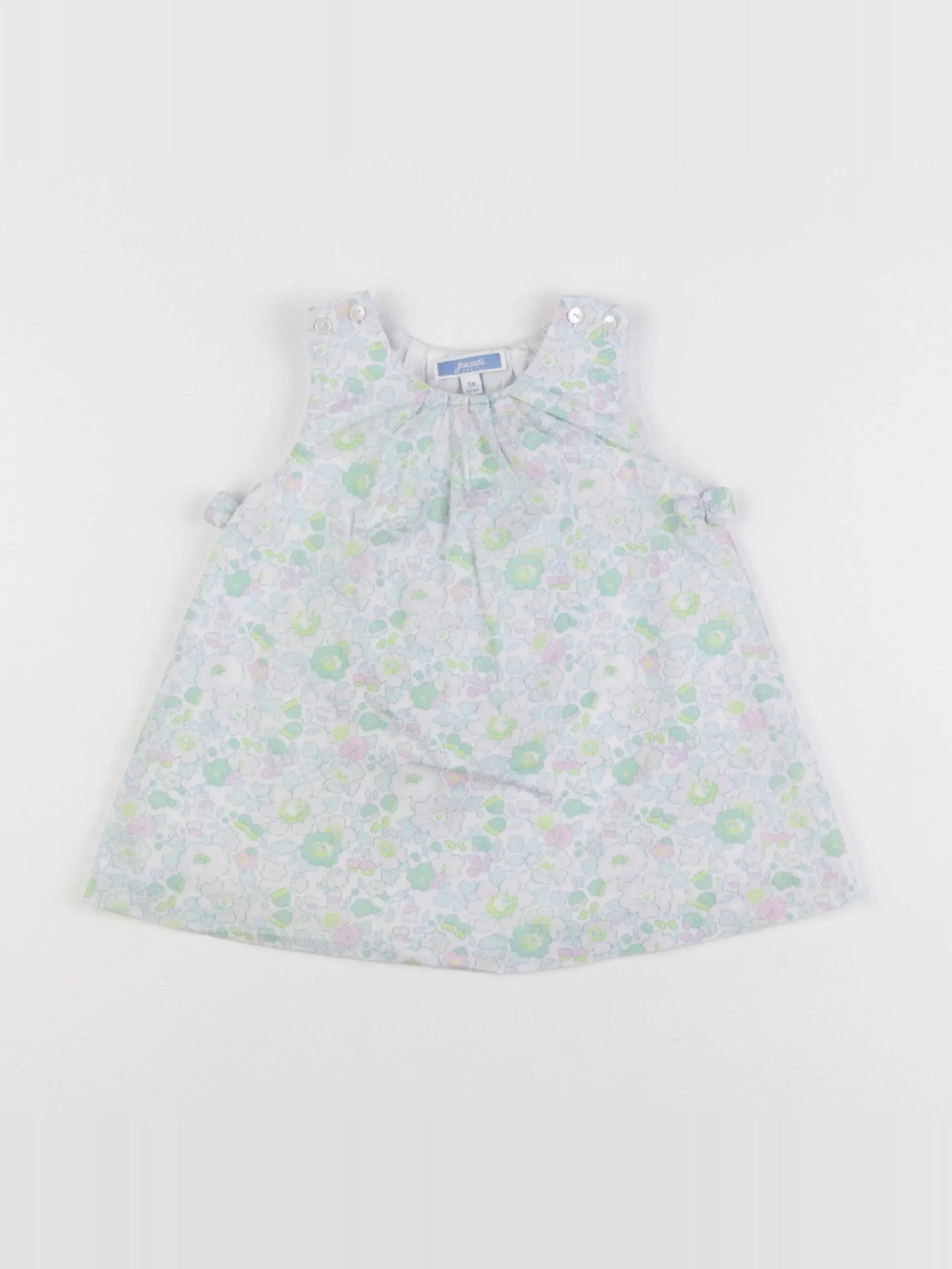 Jacadi - robe liberty multicolore - 6 mois