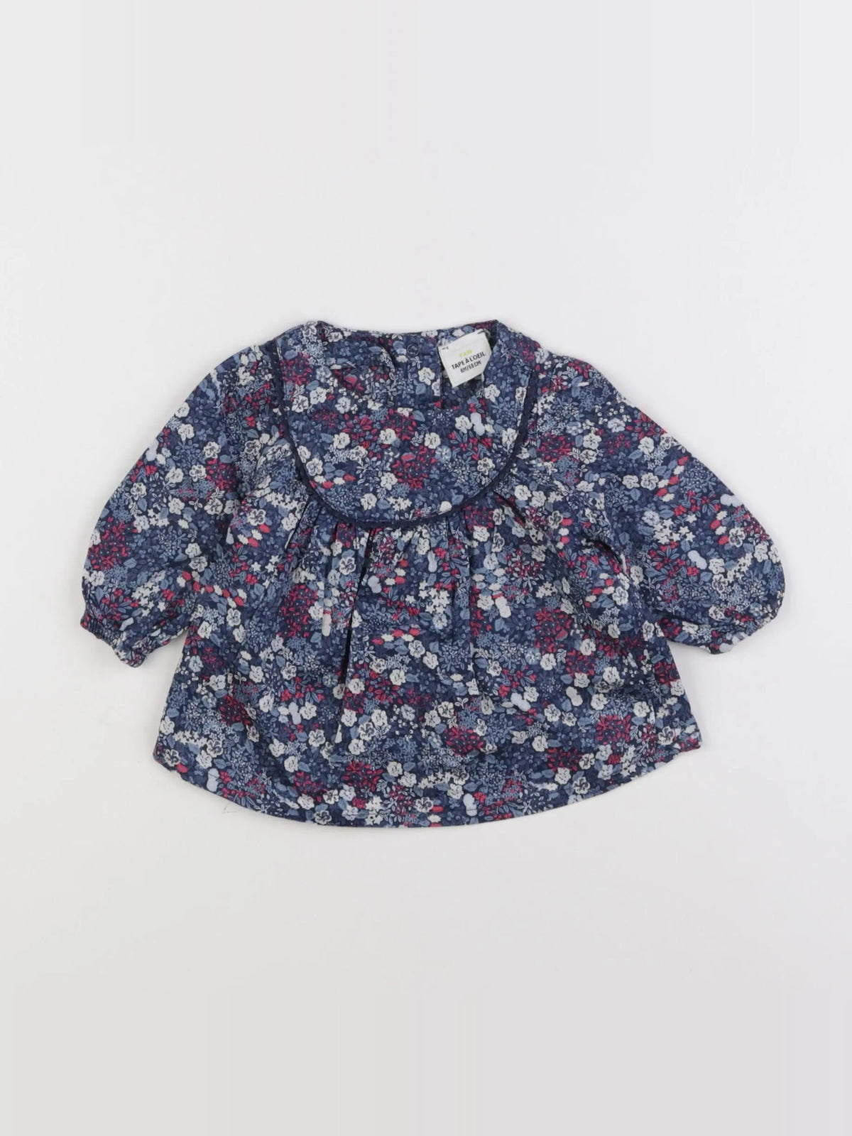 Tape à l'oeil - blouse bleu - 6 mois