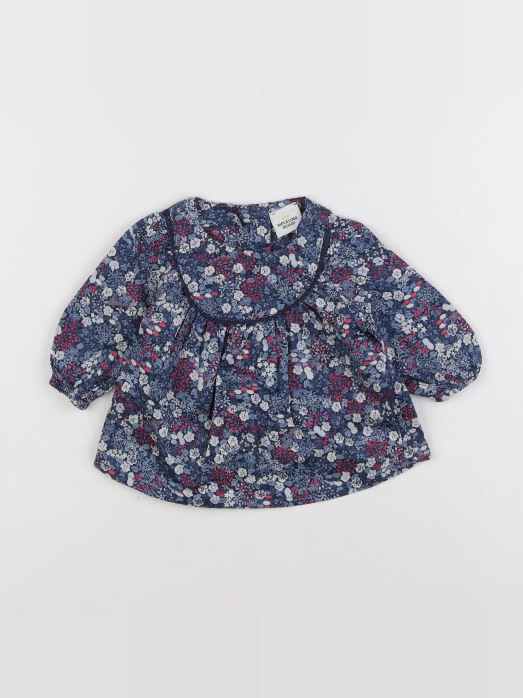 Tape à l'oeil - blouse bleu - 6 mois