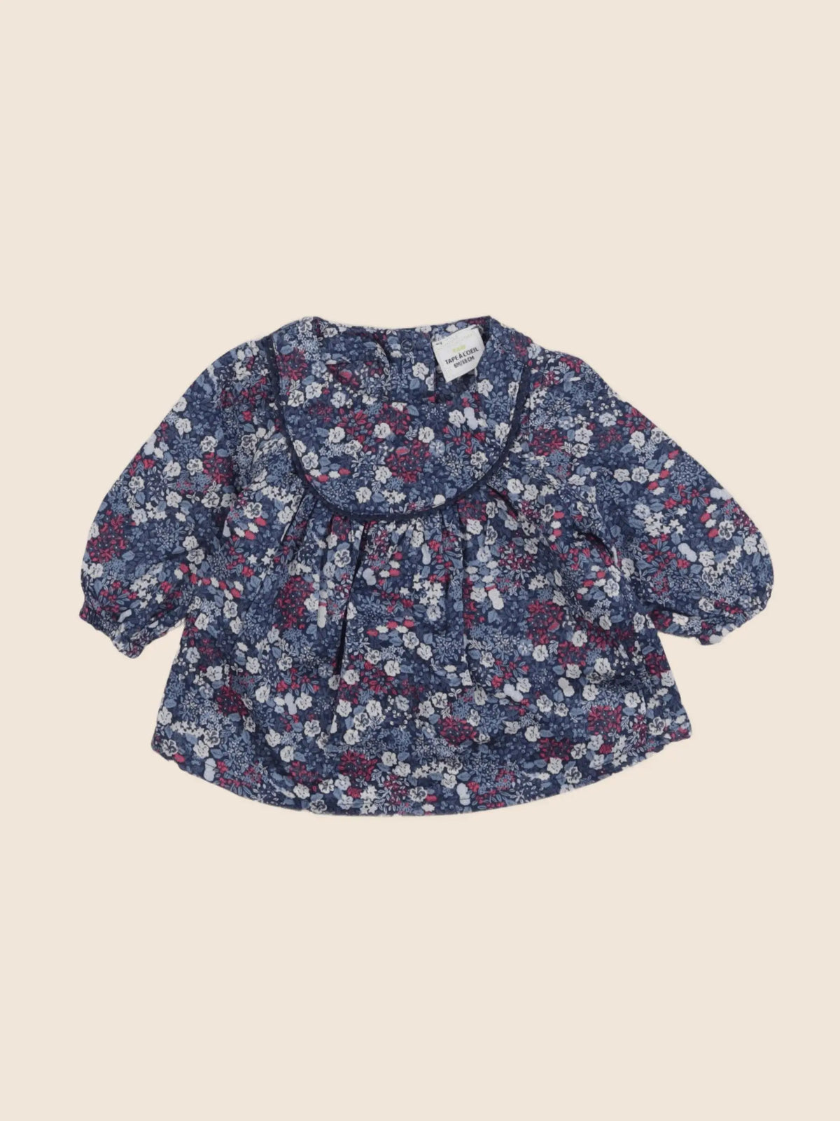 Tape à l'oeil - blouse bleu - 6 mois