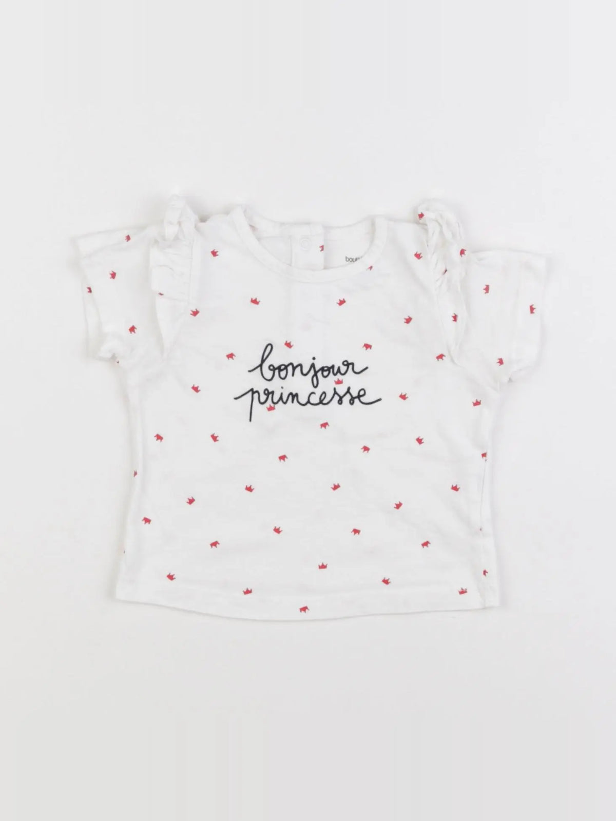 Boutchou - tee-shirt blanc - 6 mois