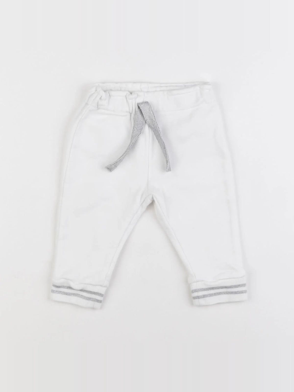 Petit Bateau - jogging blanc - 6 mois