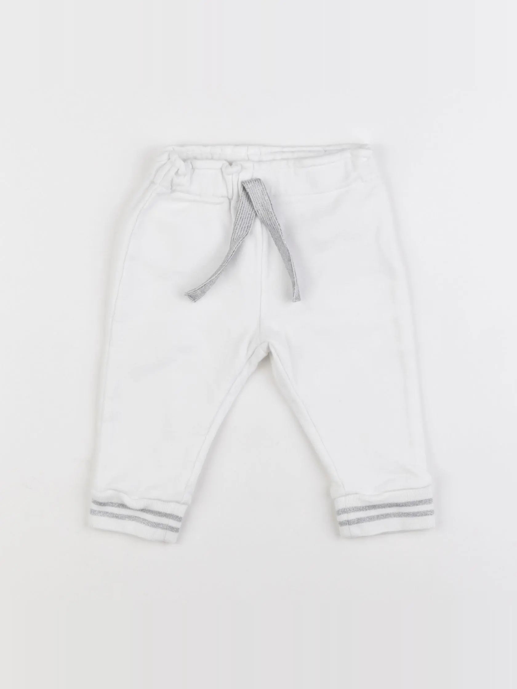Petit Bateau - jogging blanc - 6 mois