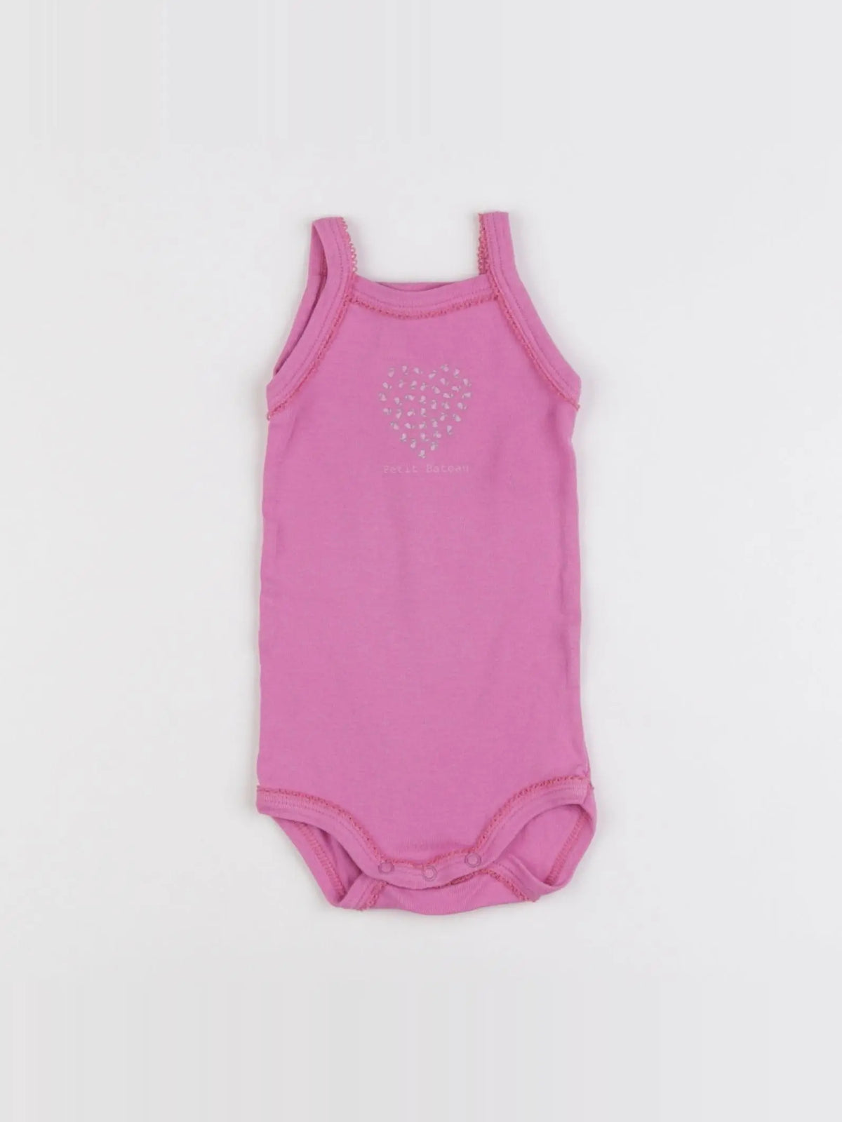 Petit Bateau - body rose - 3 mois