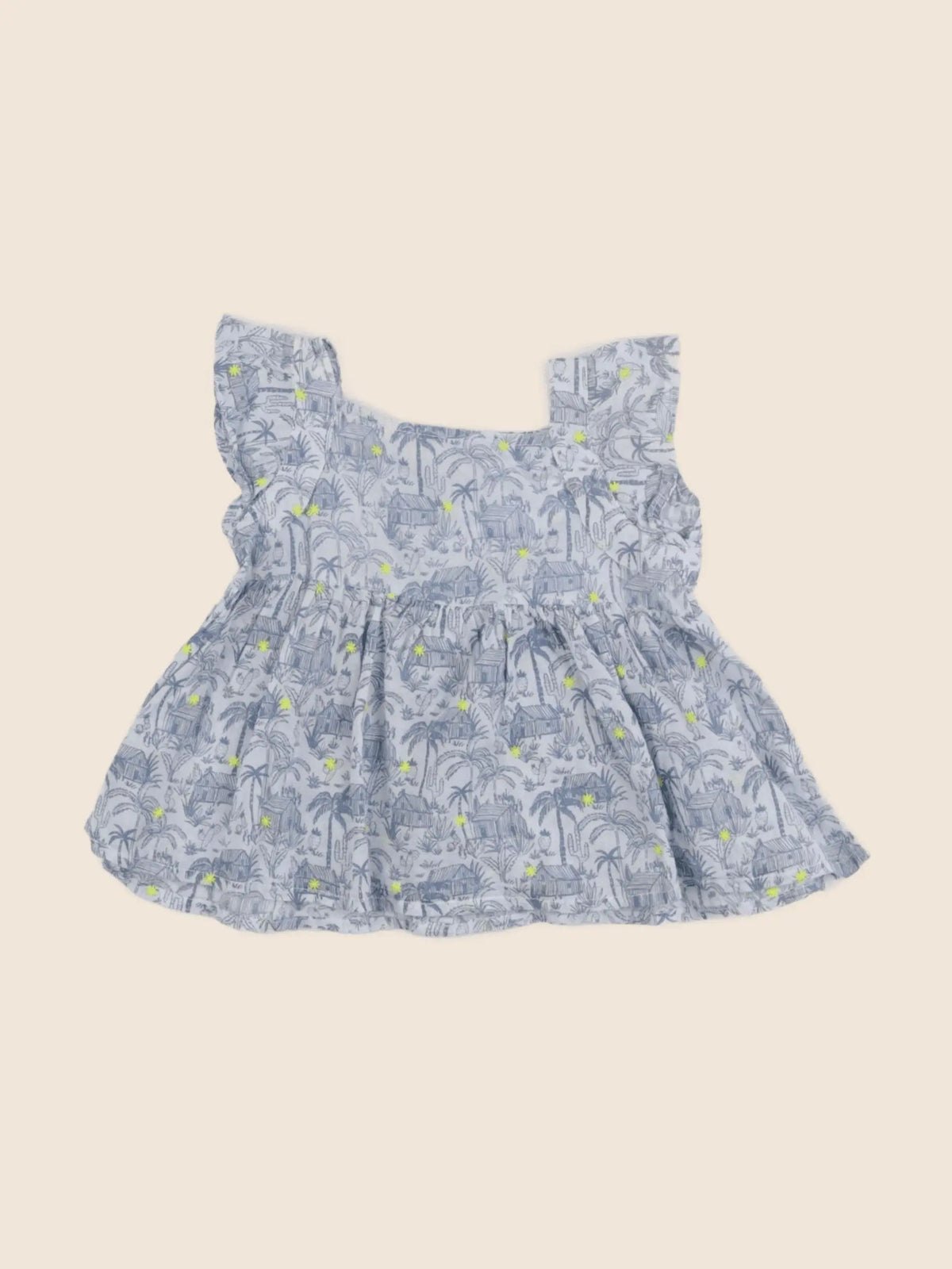 Boutchou - blouse bleu - 9 mois