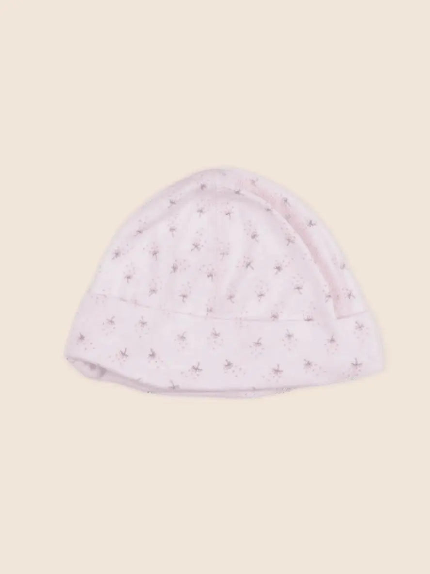 Petit Bateau - bonnet rose - 12 mois