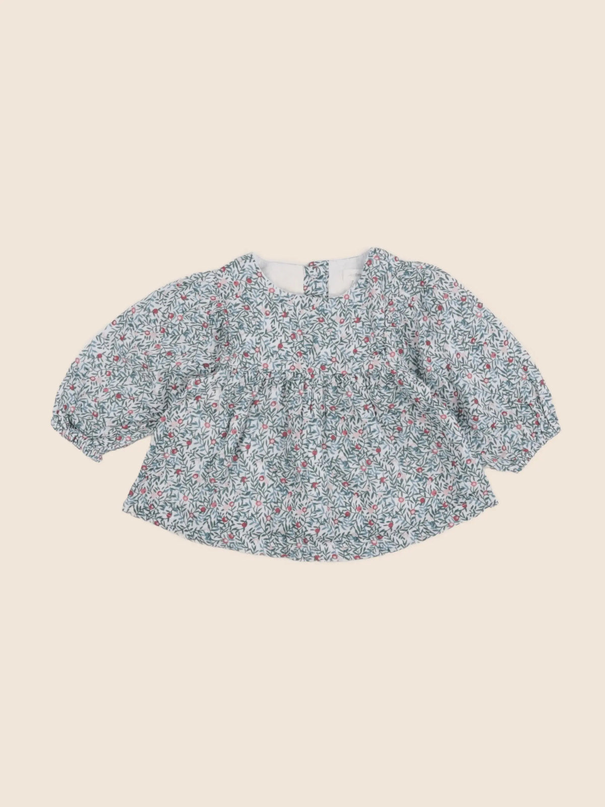 Vertbaudet - blouse vert - 6 mois